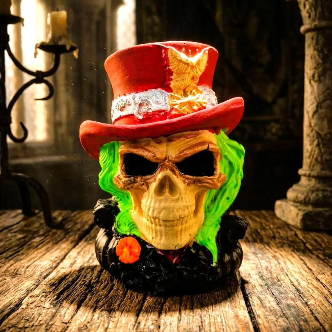 Gothic Skull ornament - Steampunk Style