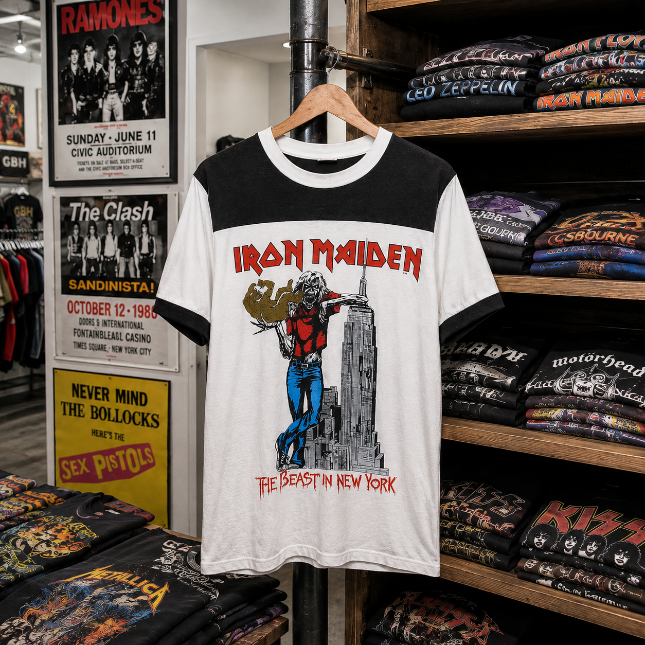 Rare Hard To Find Vintage Iron Maiden T-Shirt