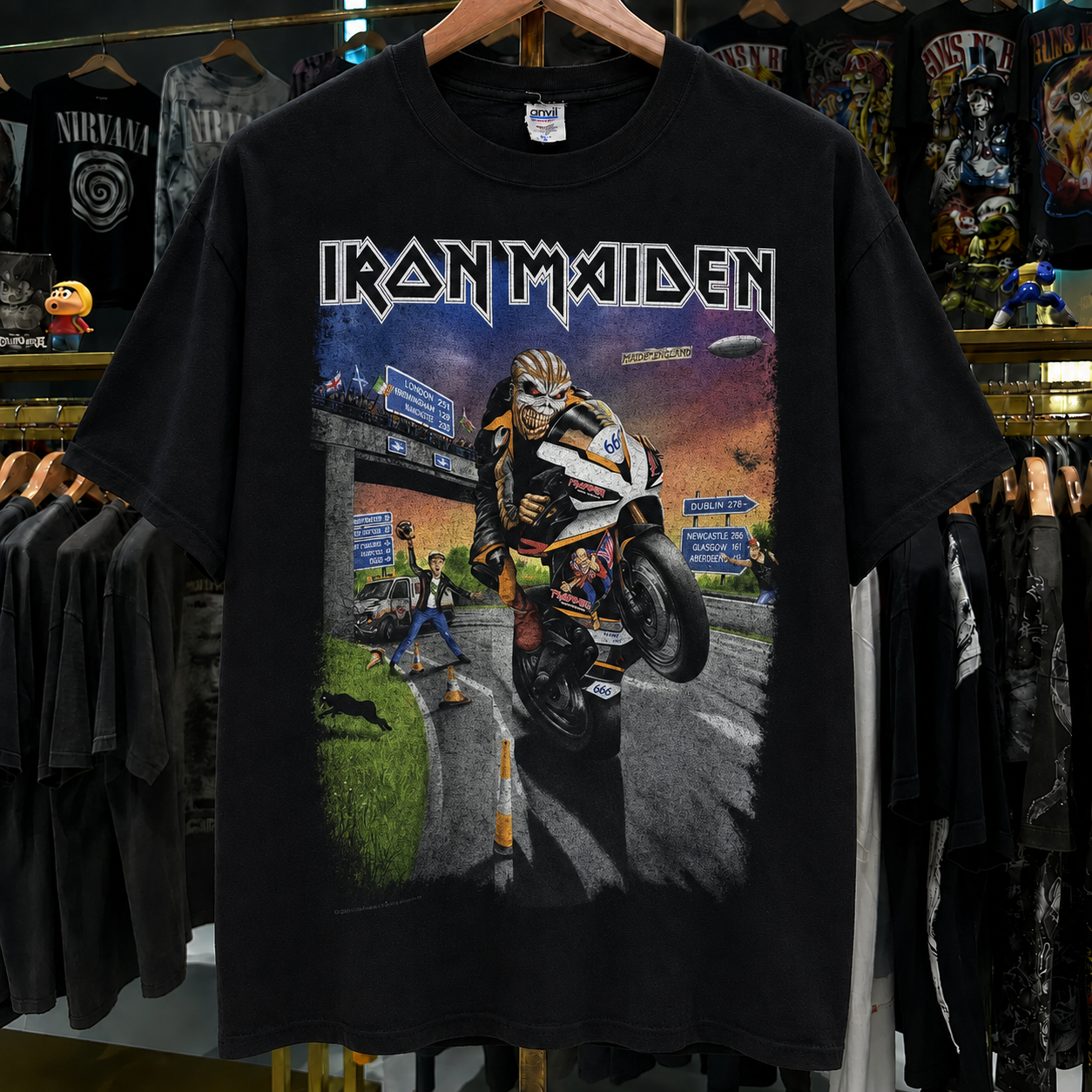 Rare Hard To Find Vintage Iron Maiden T-Shirt