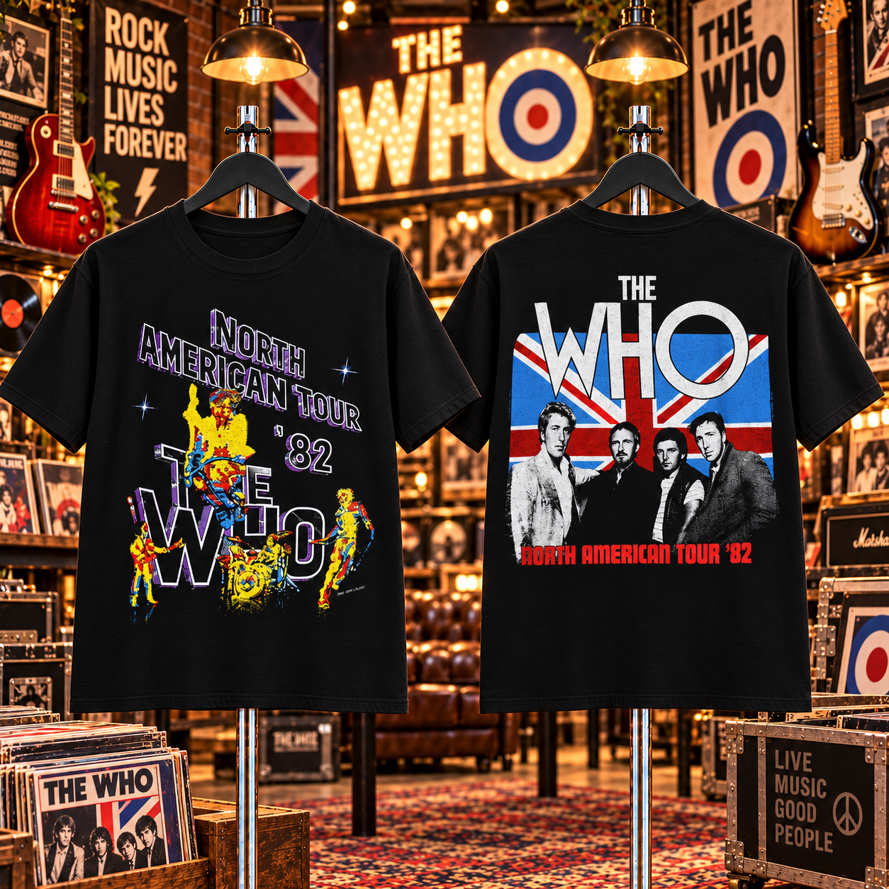 Vintage The Who Concert T Shirt