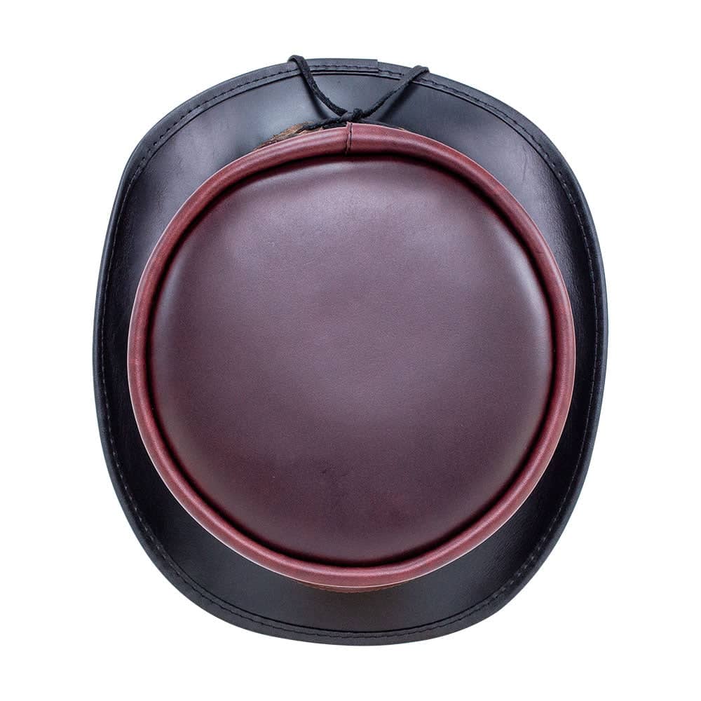 HAMPTON - MENS LEATHER TOP HAT