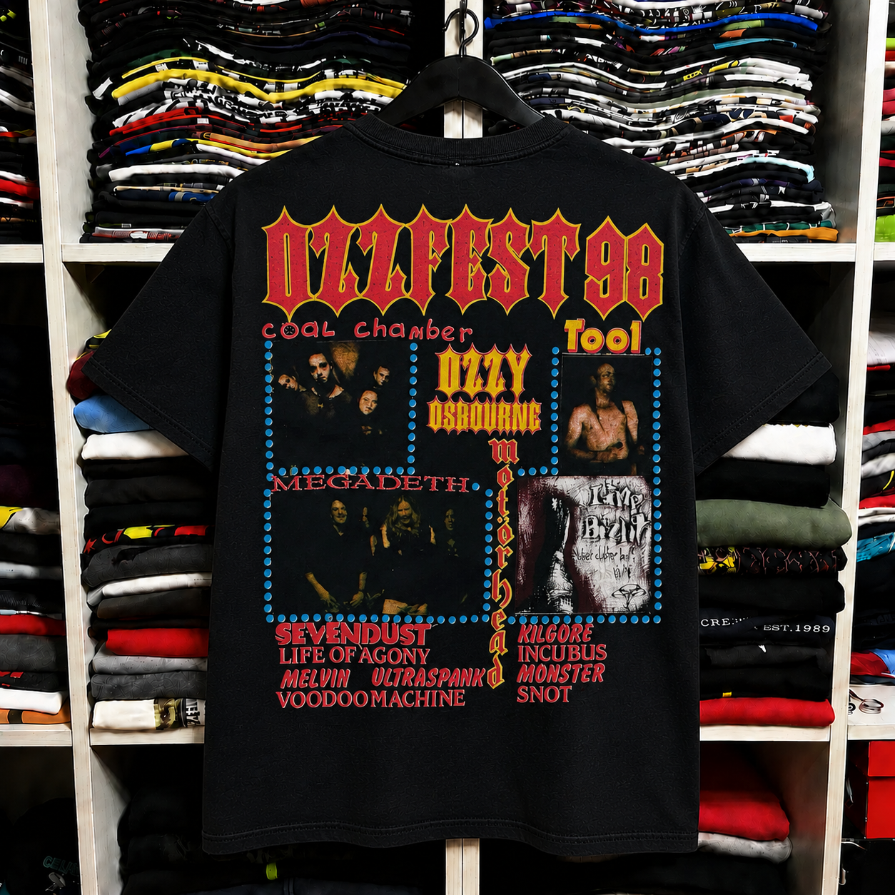 ☠️Ozzfest 1996-2008 Tour band t-shirt Collection🎸