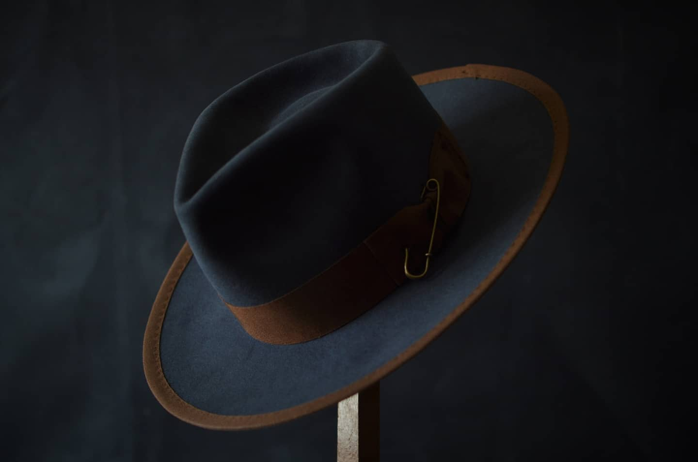 The Slate & Chocolate Fedora