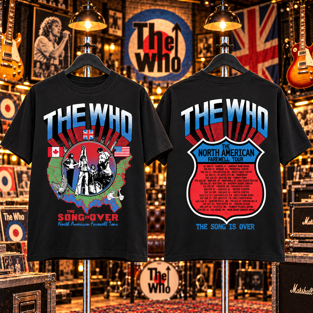 Vintage The Who Concert T Shirt