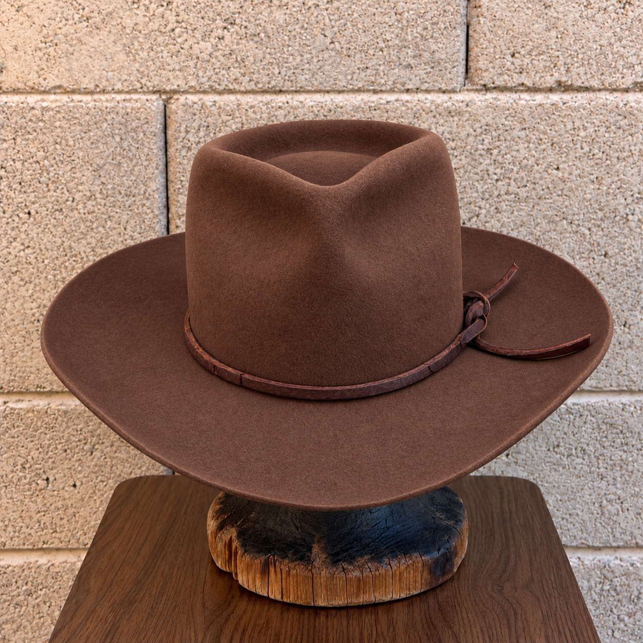 Louisiana Bayou Custom Nutria Felt Western Hat