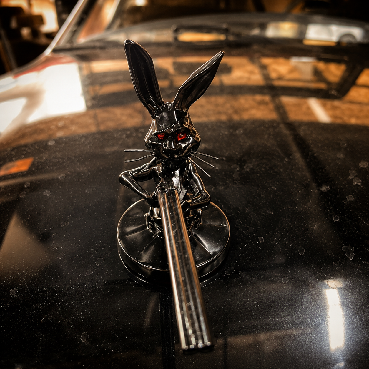 Gunslinger Rabbit Hood Ornament