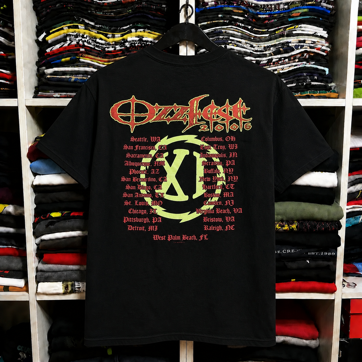☠️Ozzfest 1996-2008 Tour band t-shirt Collection🎸