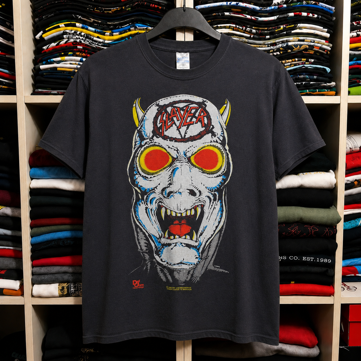 Hard To Find Vintage Slayer Tour Tee, Nearly Sold Out