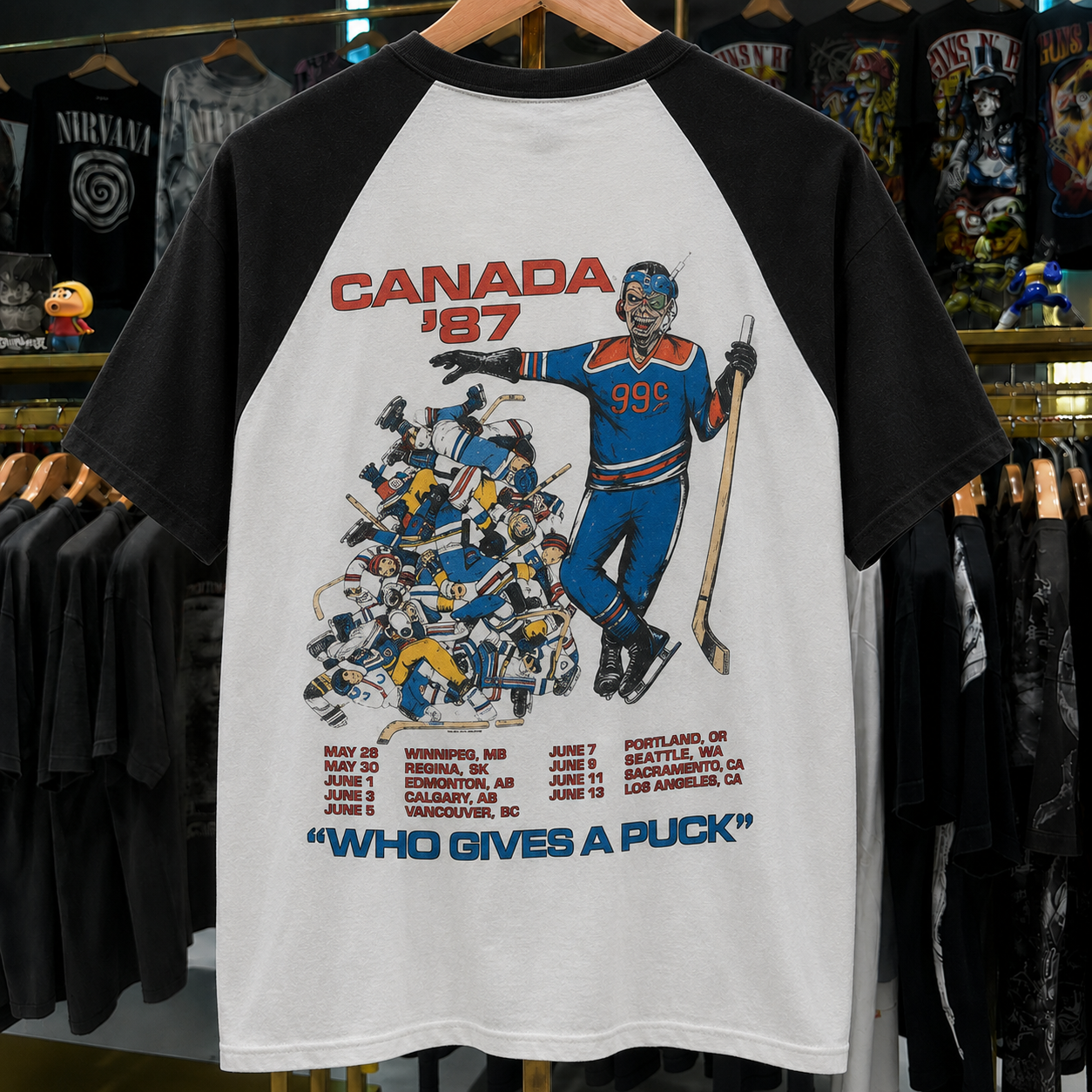 Rare Hard To Find Vintage Iron Maiden T-Shirt