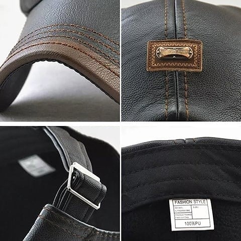 2023 High Quality Trendy Leather Beret