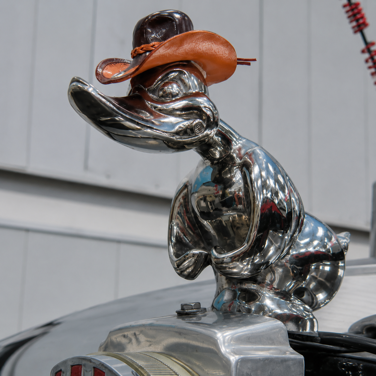 Death proof duck/convoy duck  Hood Ornament