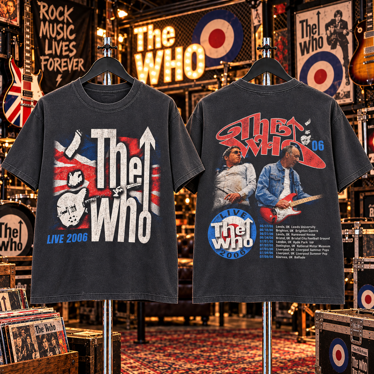 Vintage The Who Concert T Shirt