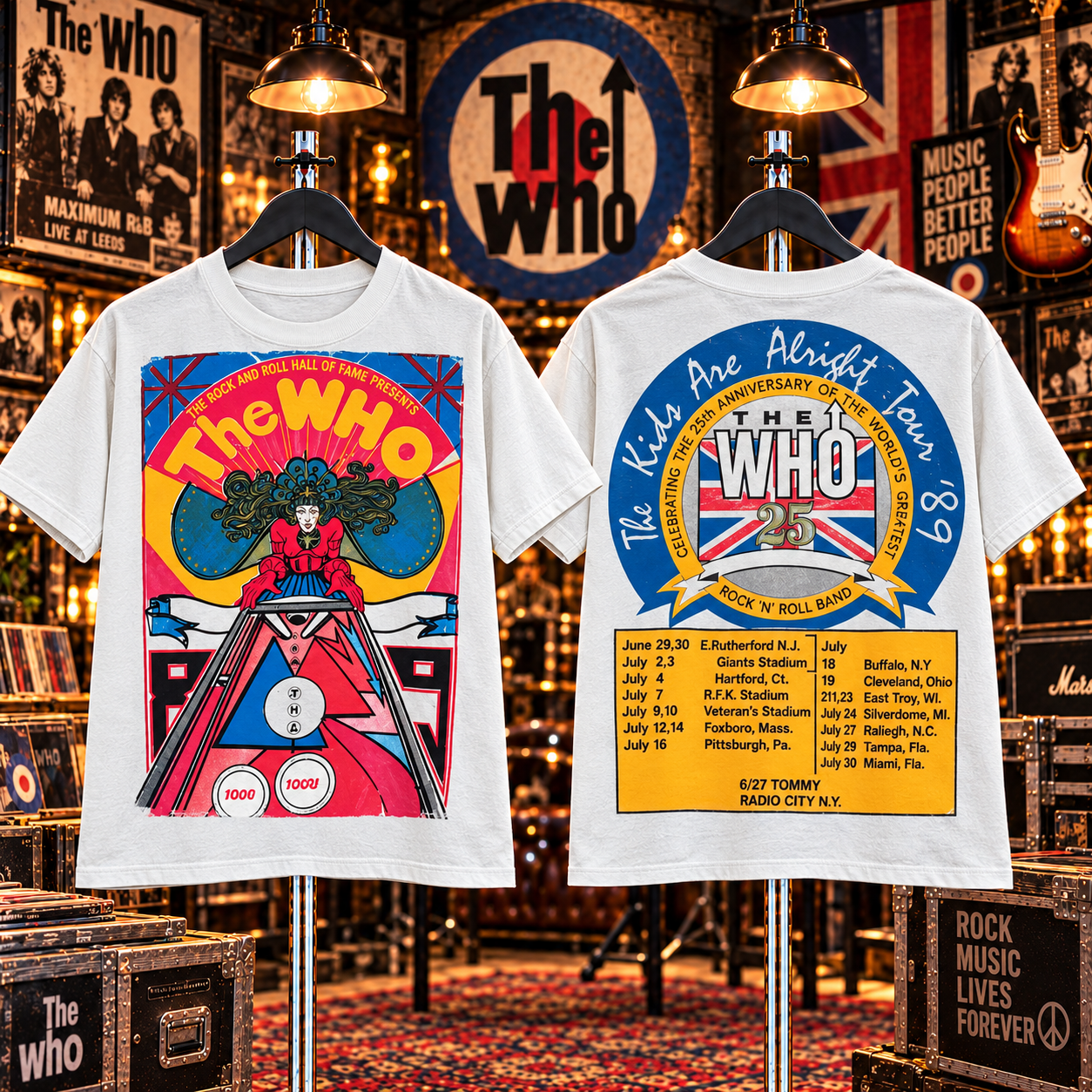 Vintage The Who Concert T Shirt