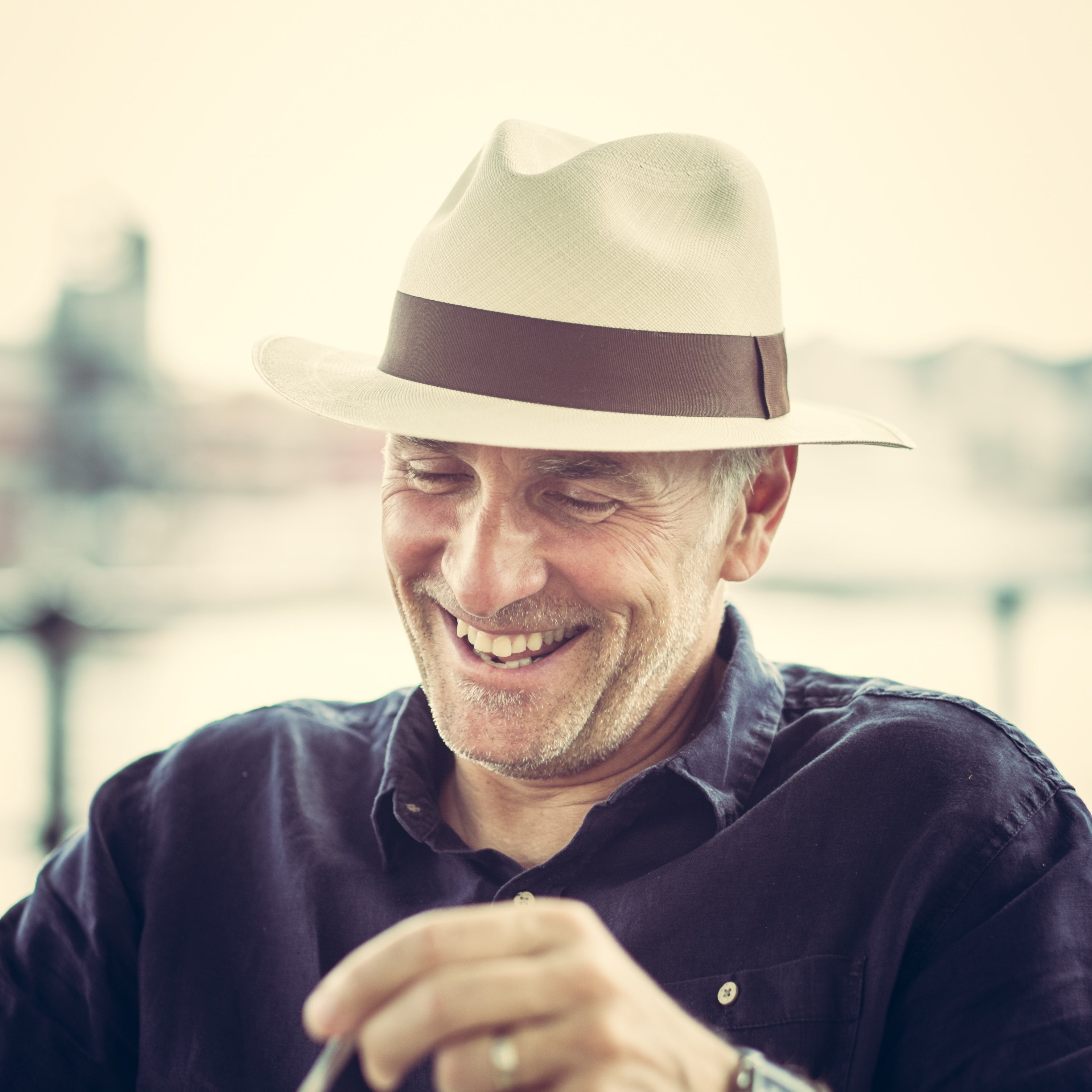 H&F Signature Range - Classic Fedora (Natural)-FREE SHIPPING