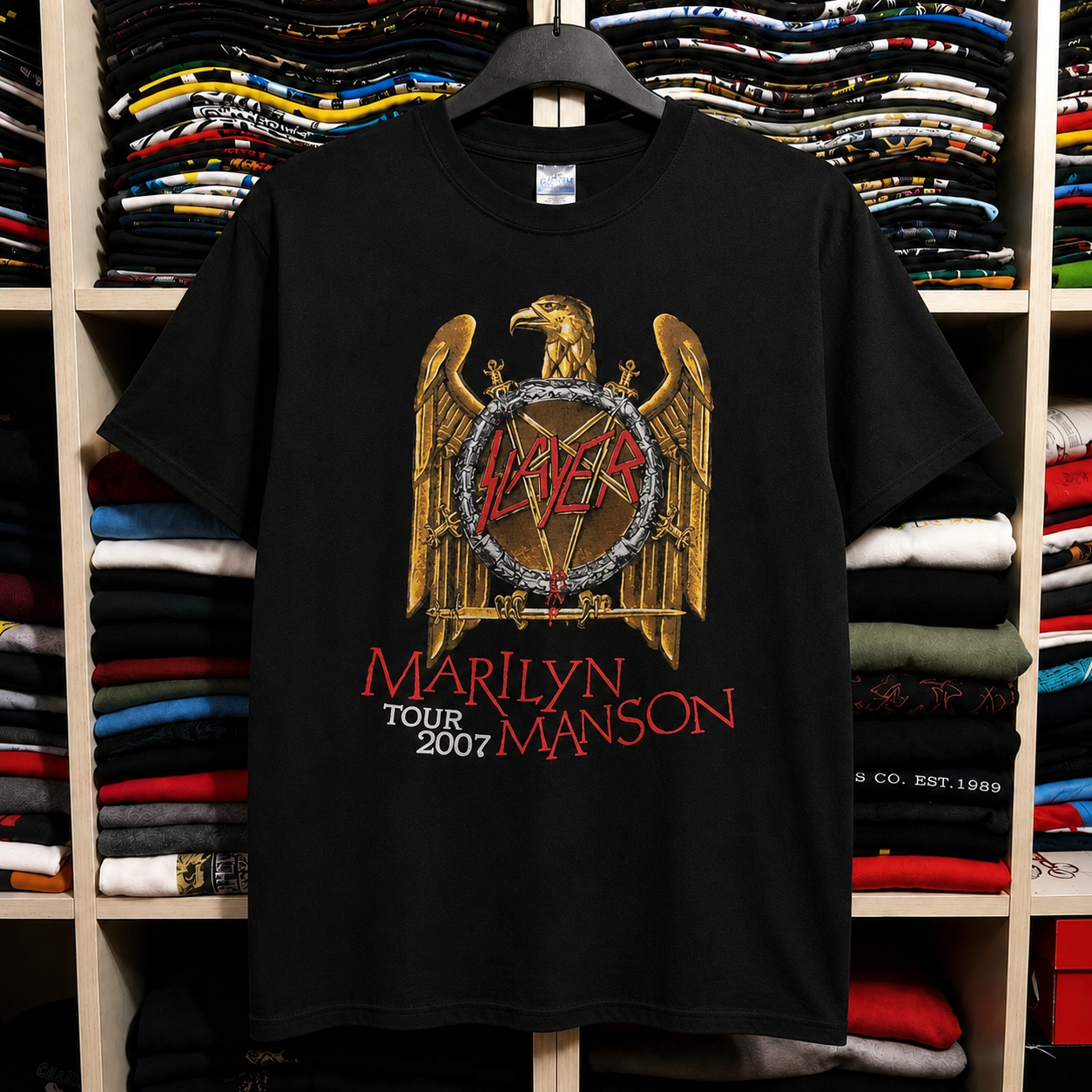 Hard To Find Vintage Slayer Tour Tee, Nearly Sold Out