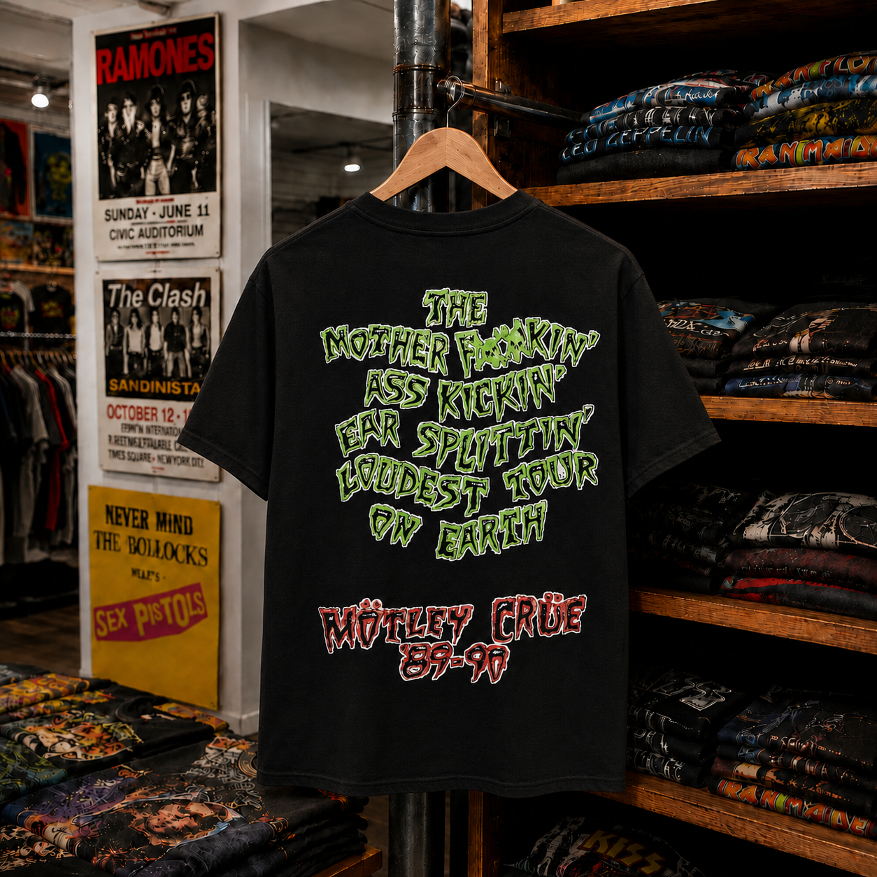 Mötley Crüe Vintage Rare T-Shirt,Nearly Sold Out Collectors Piece