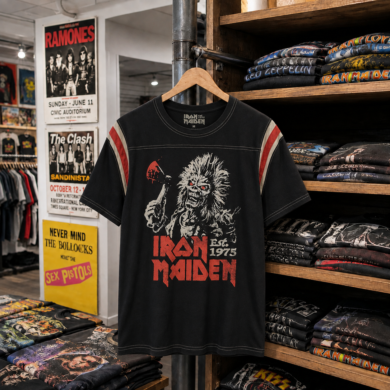 Rare Hard To Find Vintage Iron Maiden T-Shirt