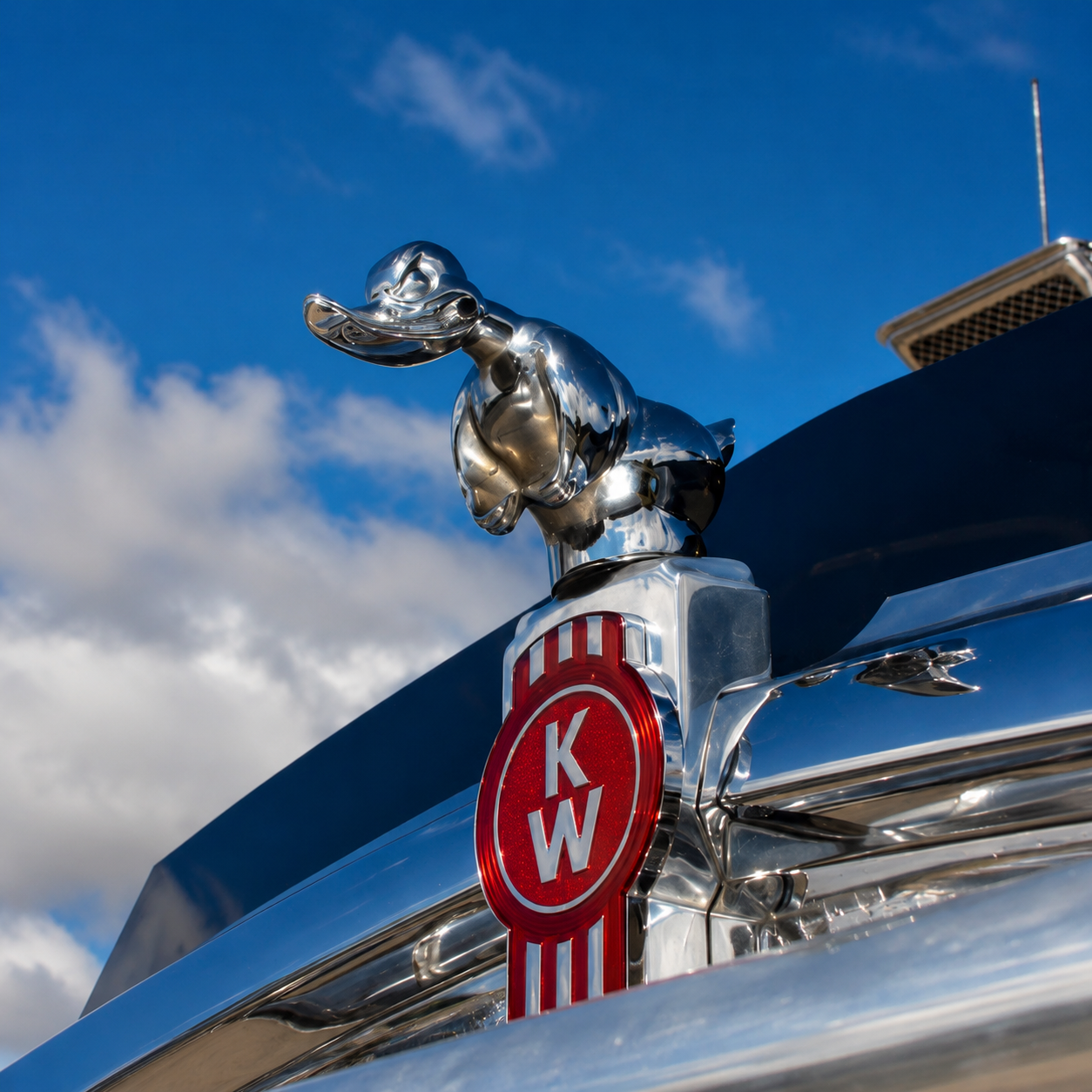 Death proof duck/convoy duck  Hood Ornament