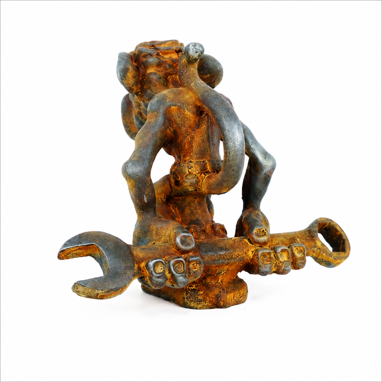 Grease Monkey Knuckle Dragger Hood Ornament