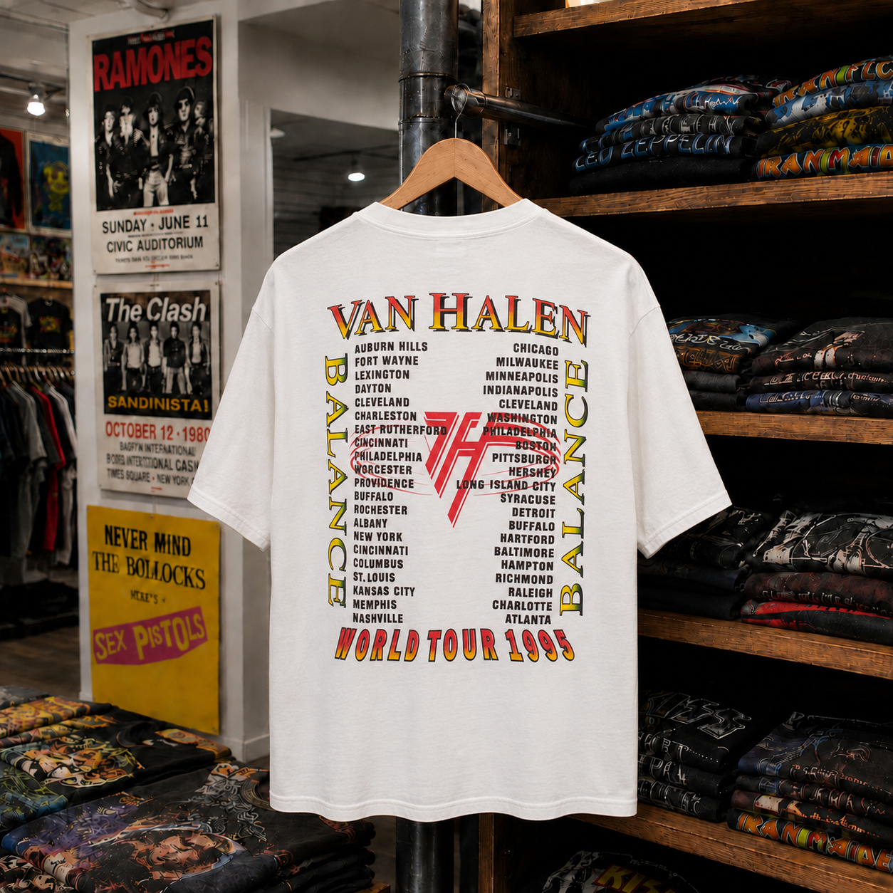 Rare Hard To Find Vintage Van Halen T-Shirt