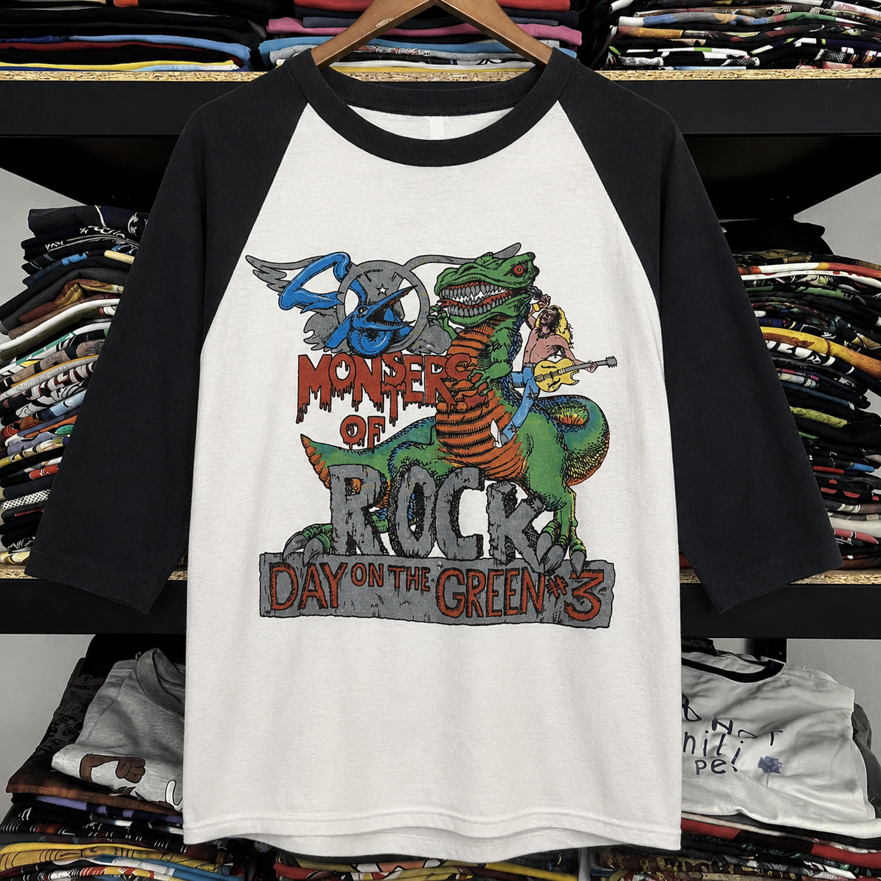 Rare Vintage Aerosmith Raglan Shirt – Hard to Find, Nearly Sold Out