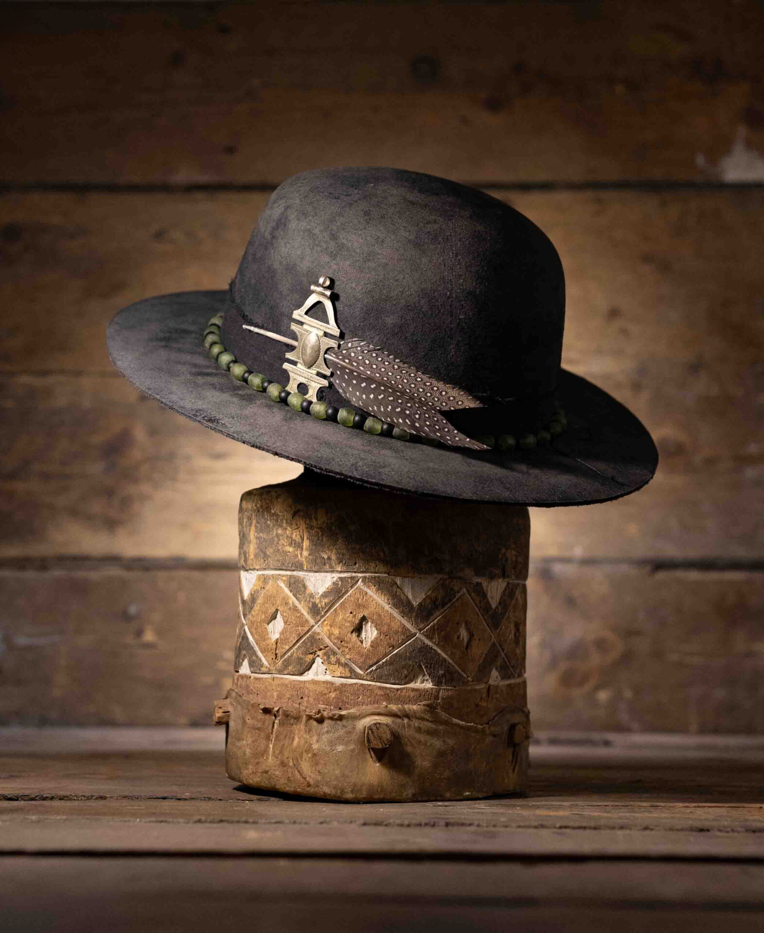 Khusela - Blunt Panga - African Luxury Felt Hats Hand-blocked in Cape Town, SA