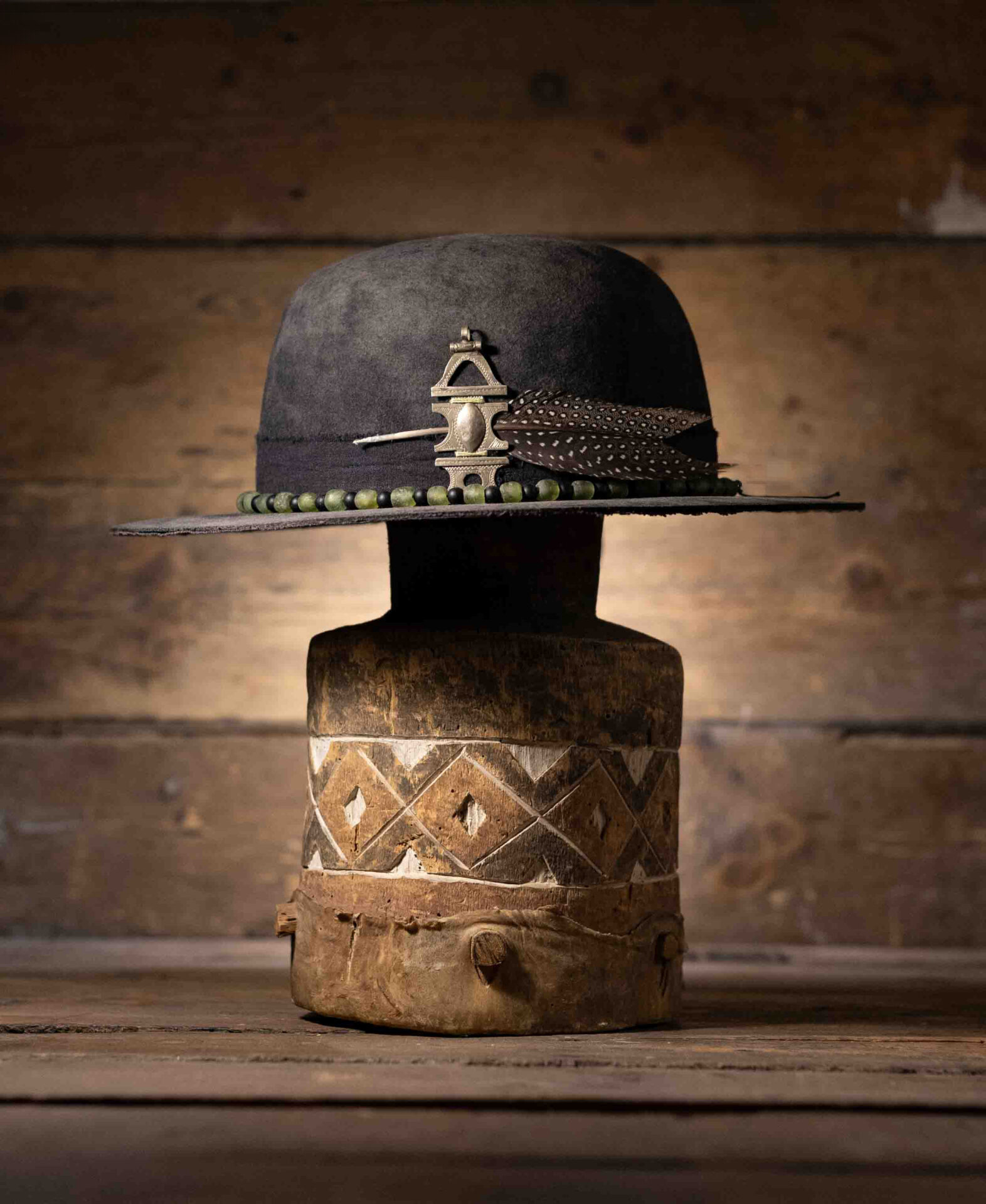 Khusela - Blunt Panga - African Luxury Felt Hats Hand-blocked in Cape Town, SA