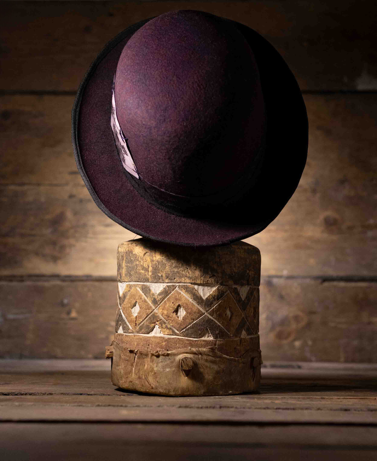 Uvalo - Blunt Panga - African Luxury Felt Hats Hand-blocked in Cape Town, SA.