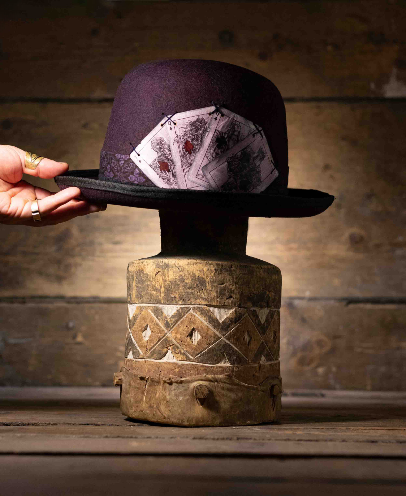 Uvalo - Blunt Panga - African Luxury Felt Hats Hand-blocked in Cape Town, SA.