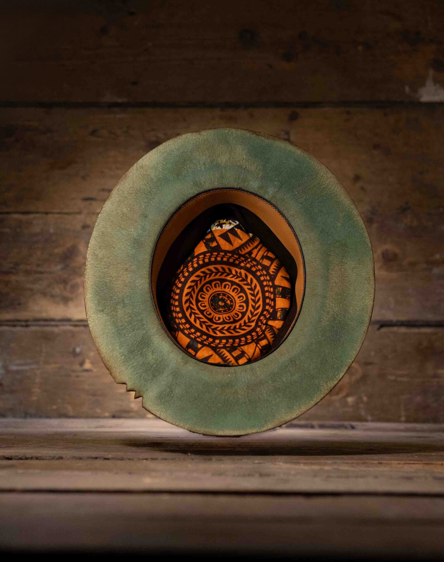 Flamenco - Blunt Panga - African Luxury Hats Hand-blocked in Cape Town