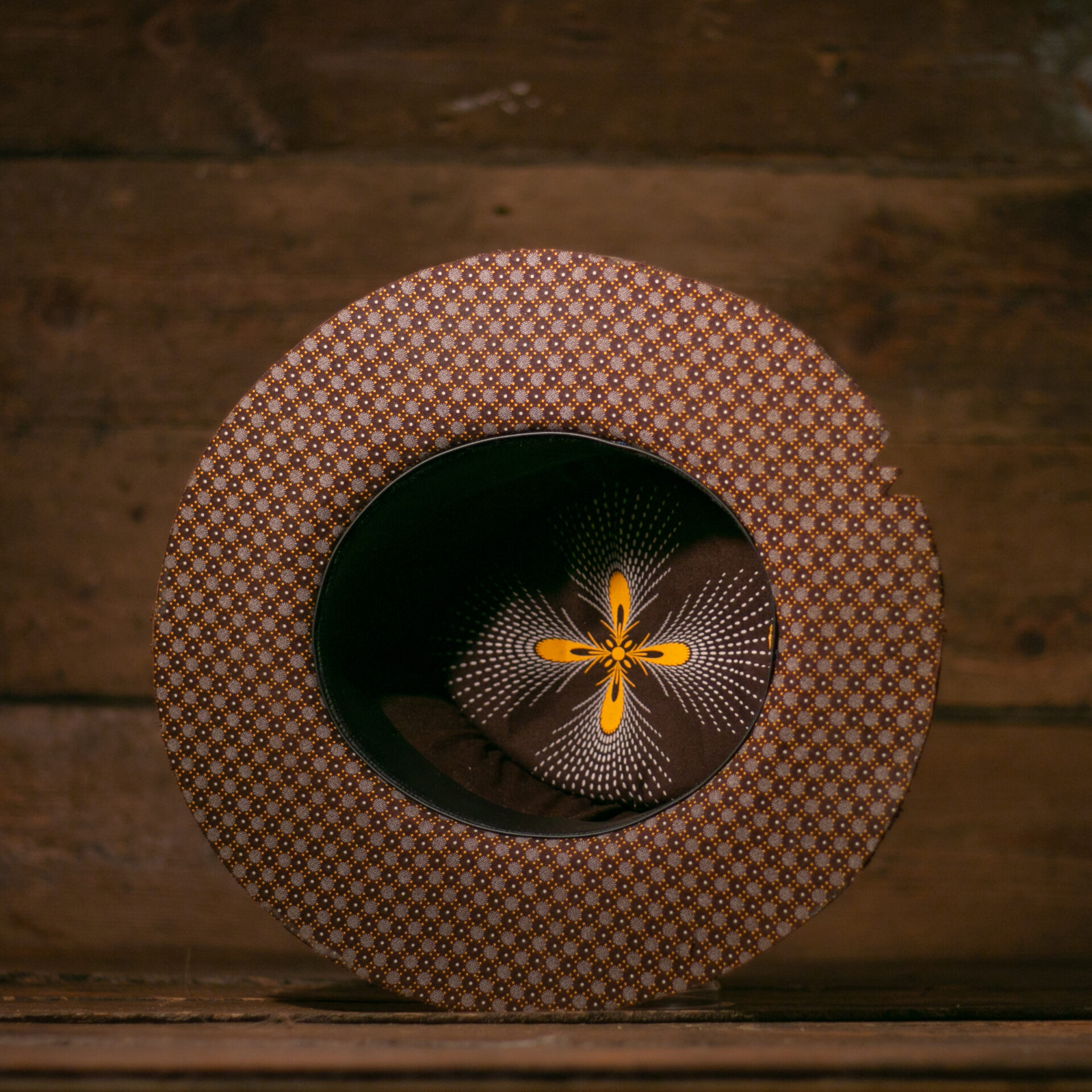 Kianga - Blunt Panga - African Luxury Felt Hats Hand-blocked in Cape Town, SA.