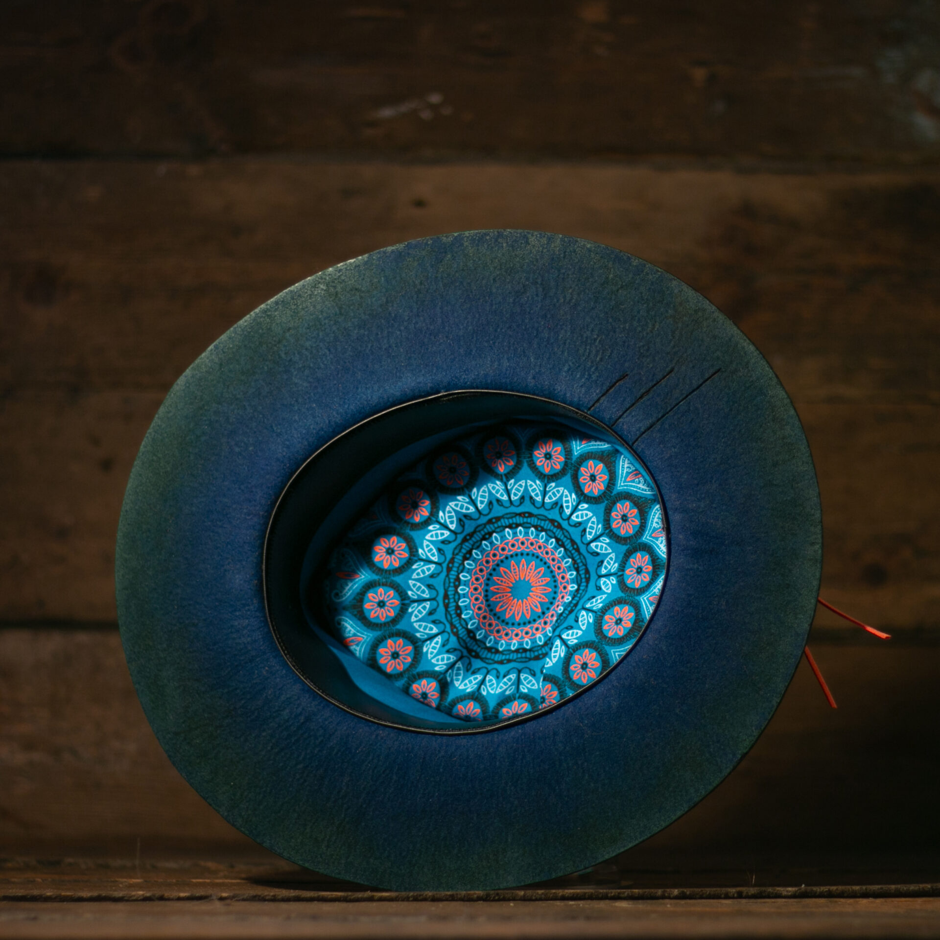 Kimani - Blunt Panga - African Luxury Felt Hats Hand-blocked in Cape Town, SA.