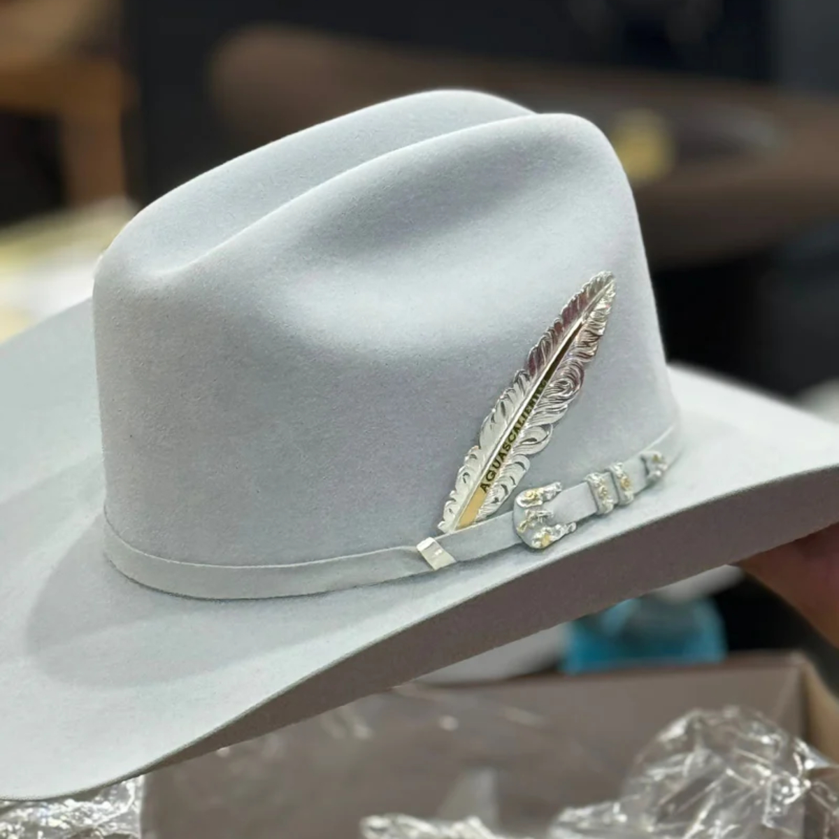 Limited Edition 100X Jerarch Cowboy Hat Platinum
