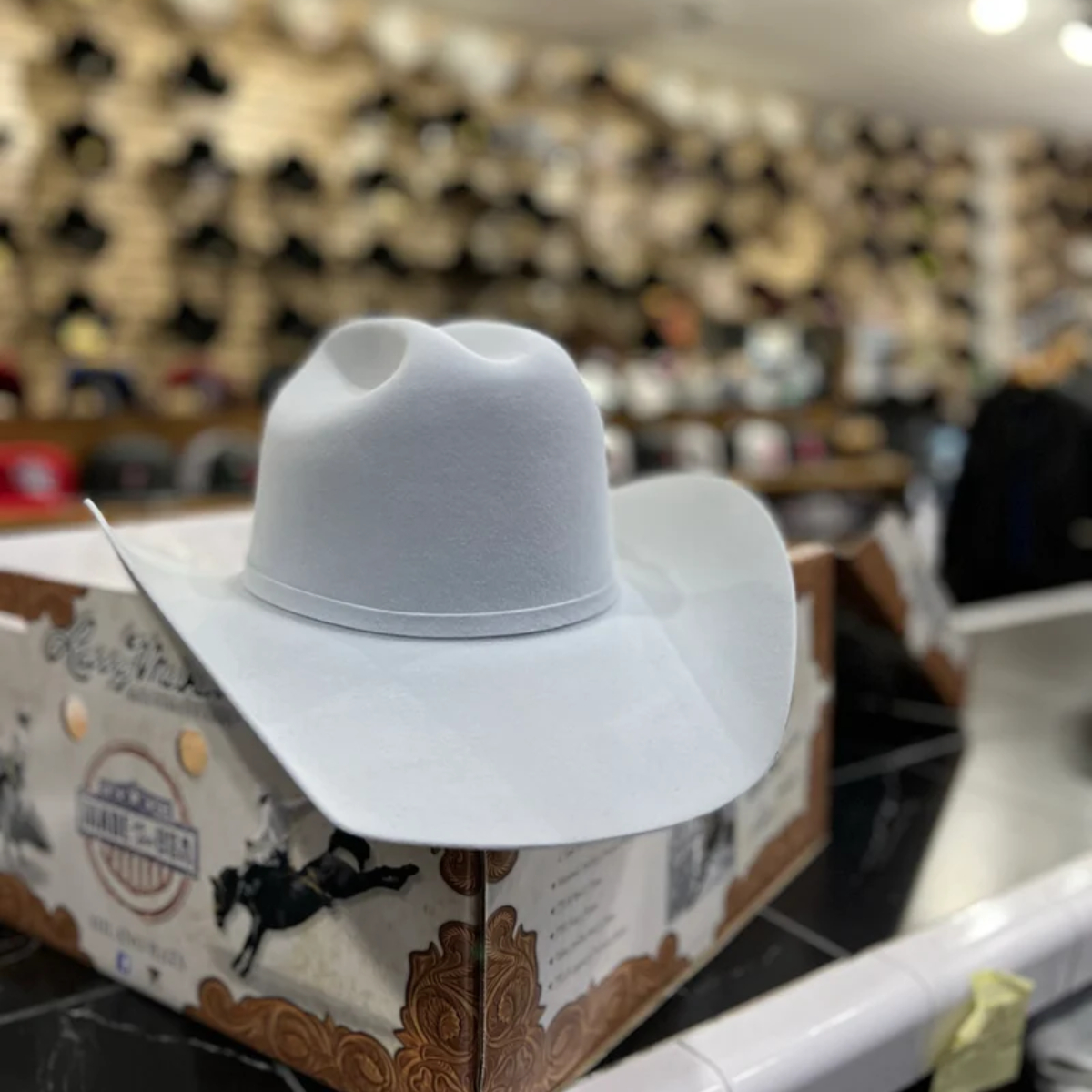Limited Edition 100X Jerarch Cowboy Hat Platinum
