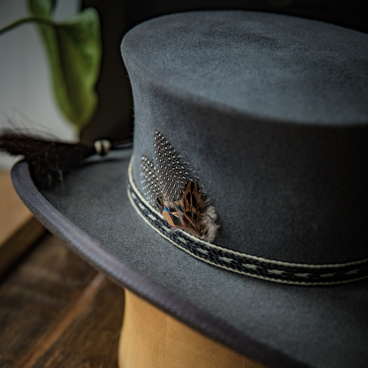 Top Hat Horsehair Braided Band