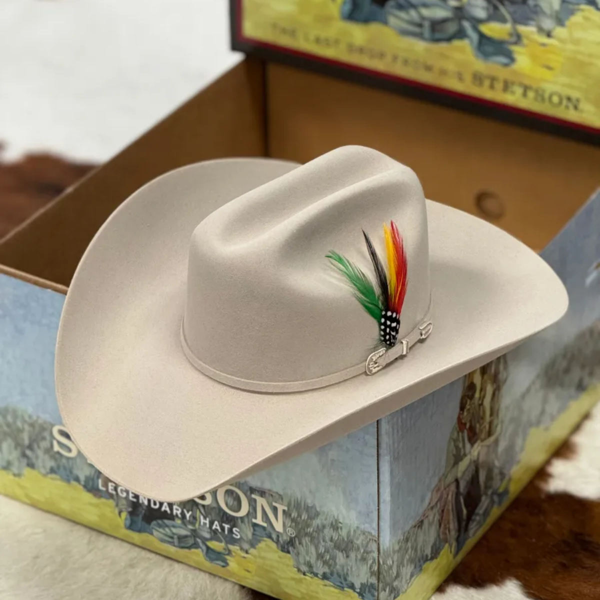 6X Skyline Cowboy Hat- Silver Grey