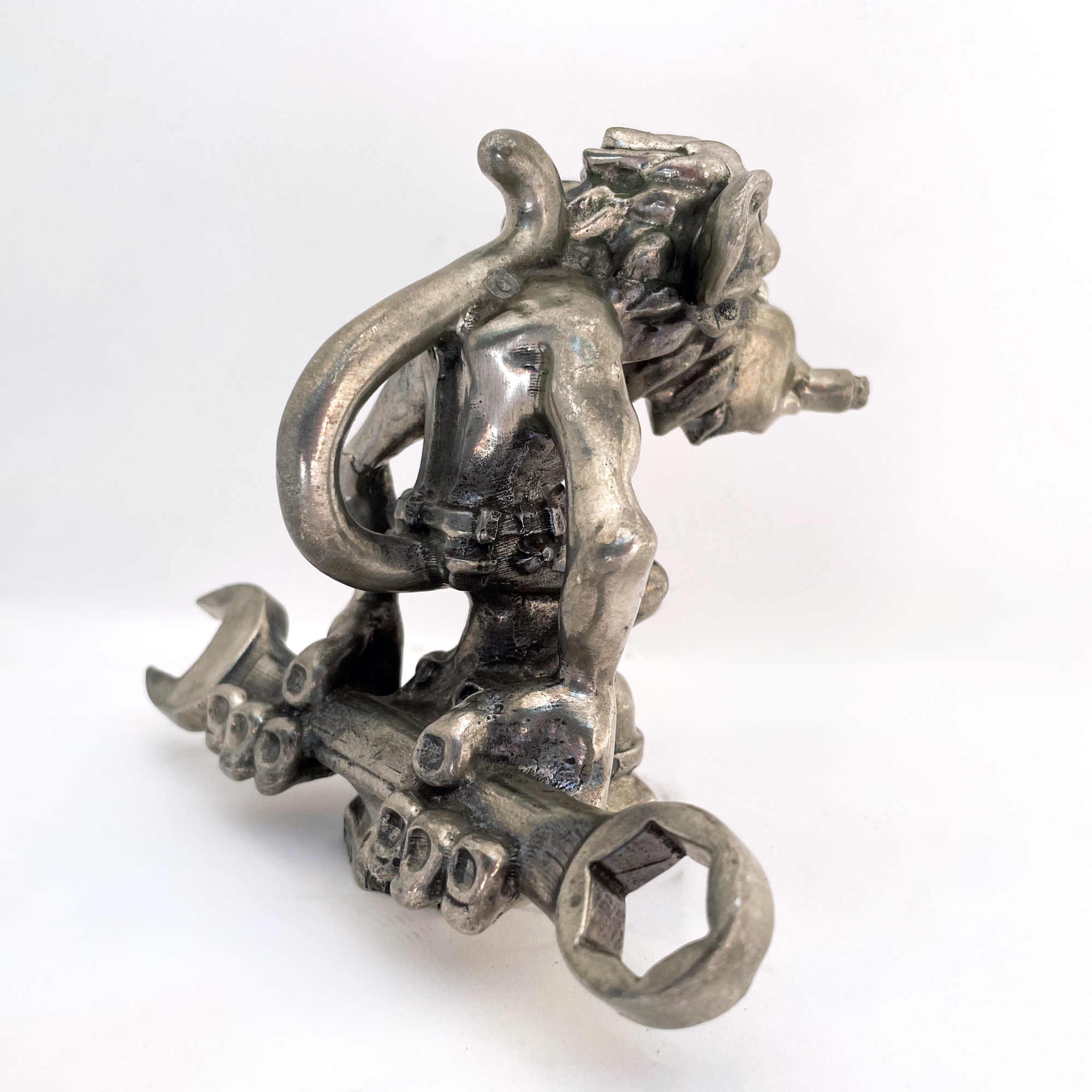 Grease Monkey Knuckle Dragger Hood Ornament