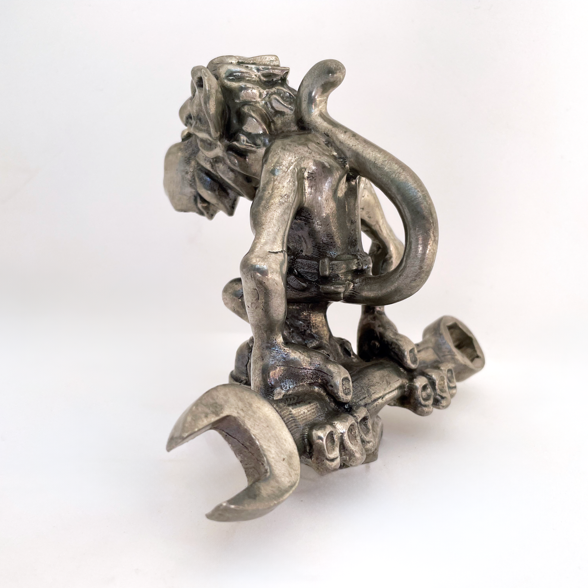 Grease Monkey Knuckle Dragger Hood Ornament