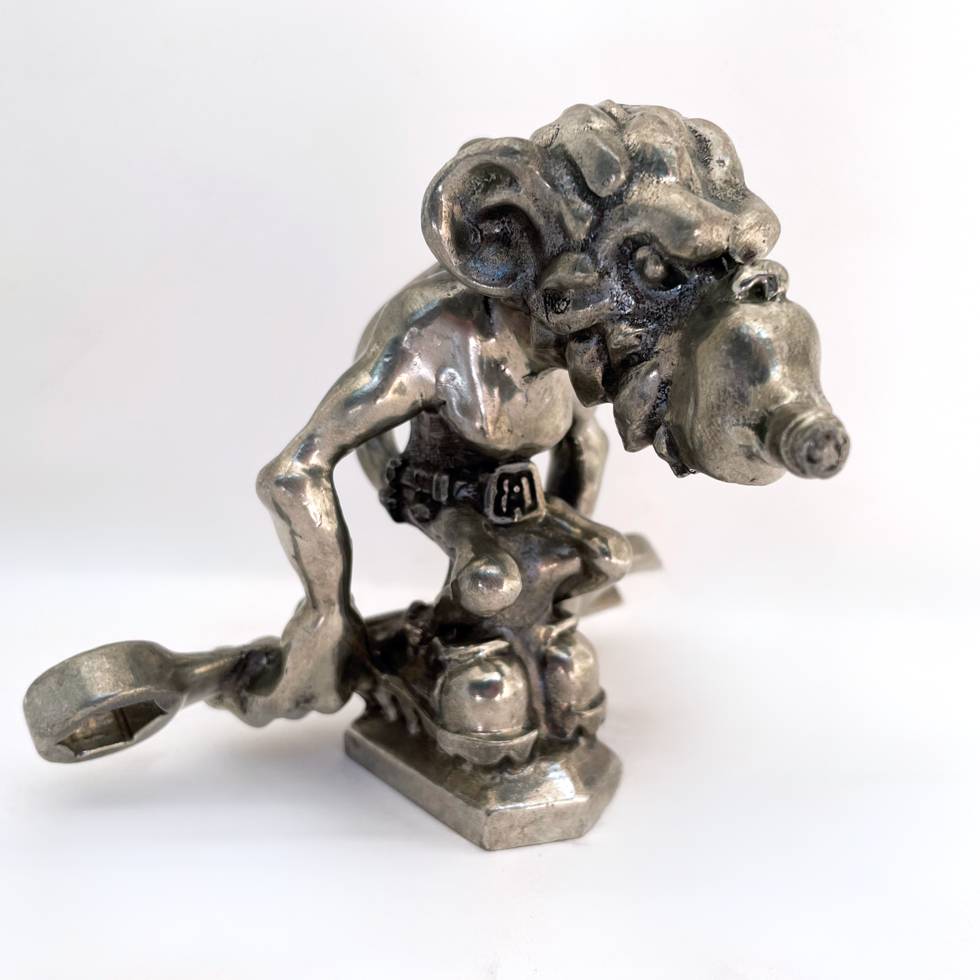 Grease Monkey Knuckle Dragger Hood Ornament