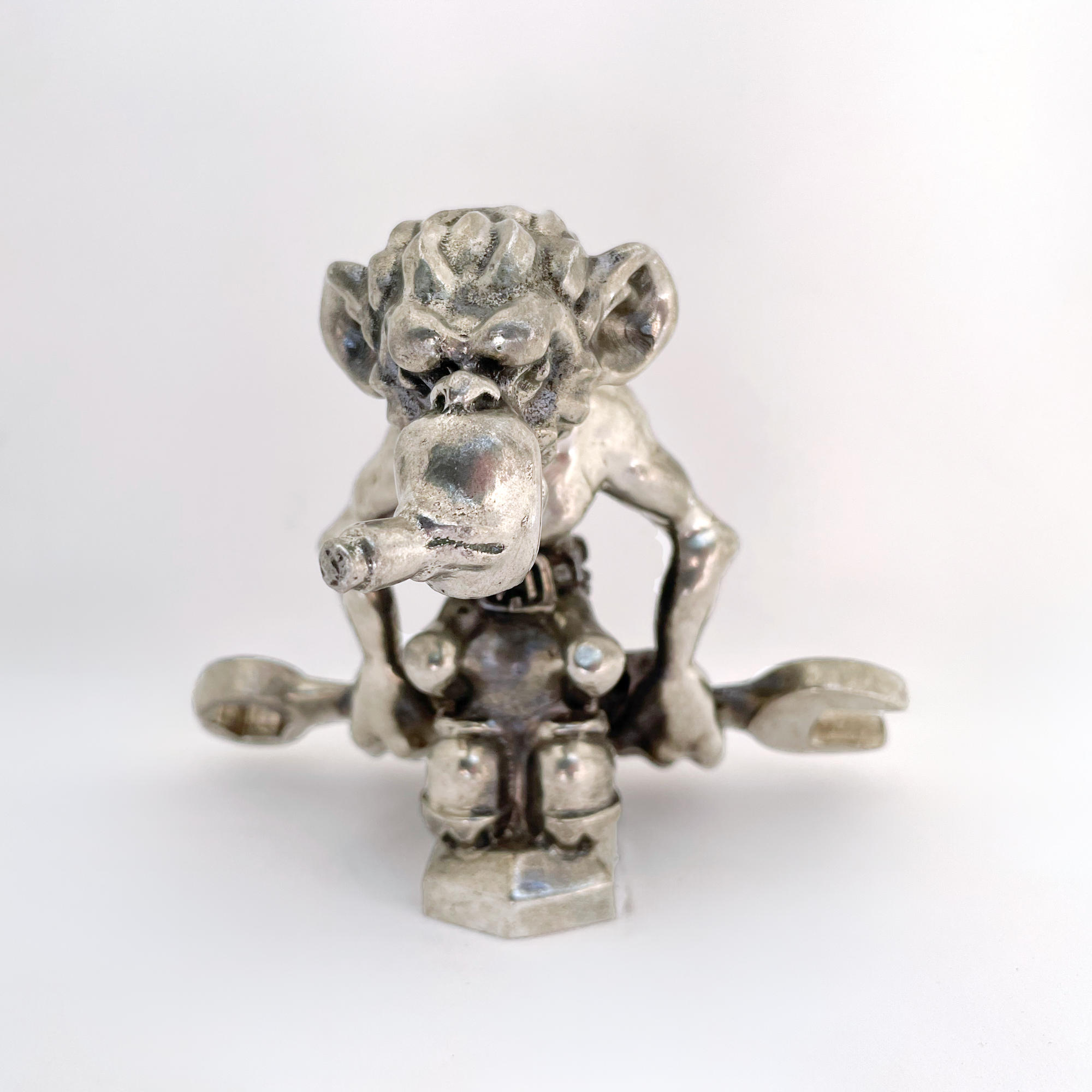 Grease Monkey Knuckle Dragger Hood Ornament