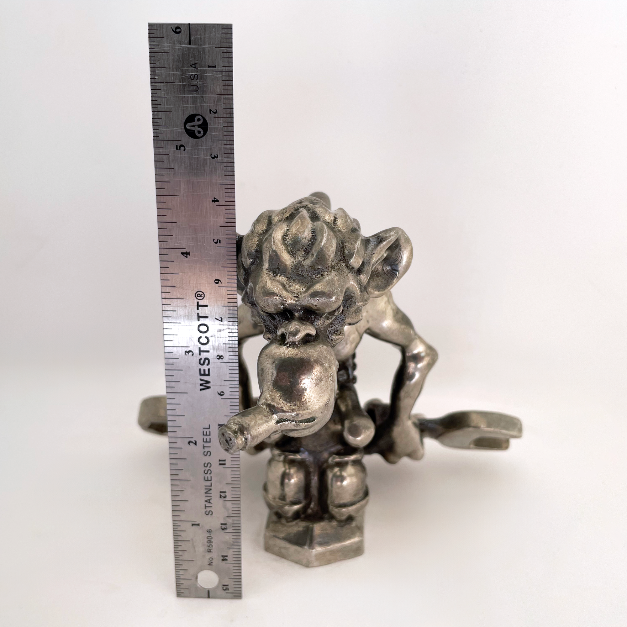 Grease Monkey Knuckle Dragger Hood Ornament