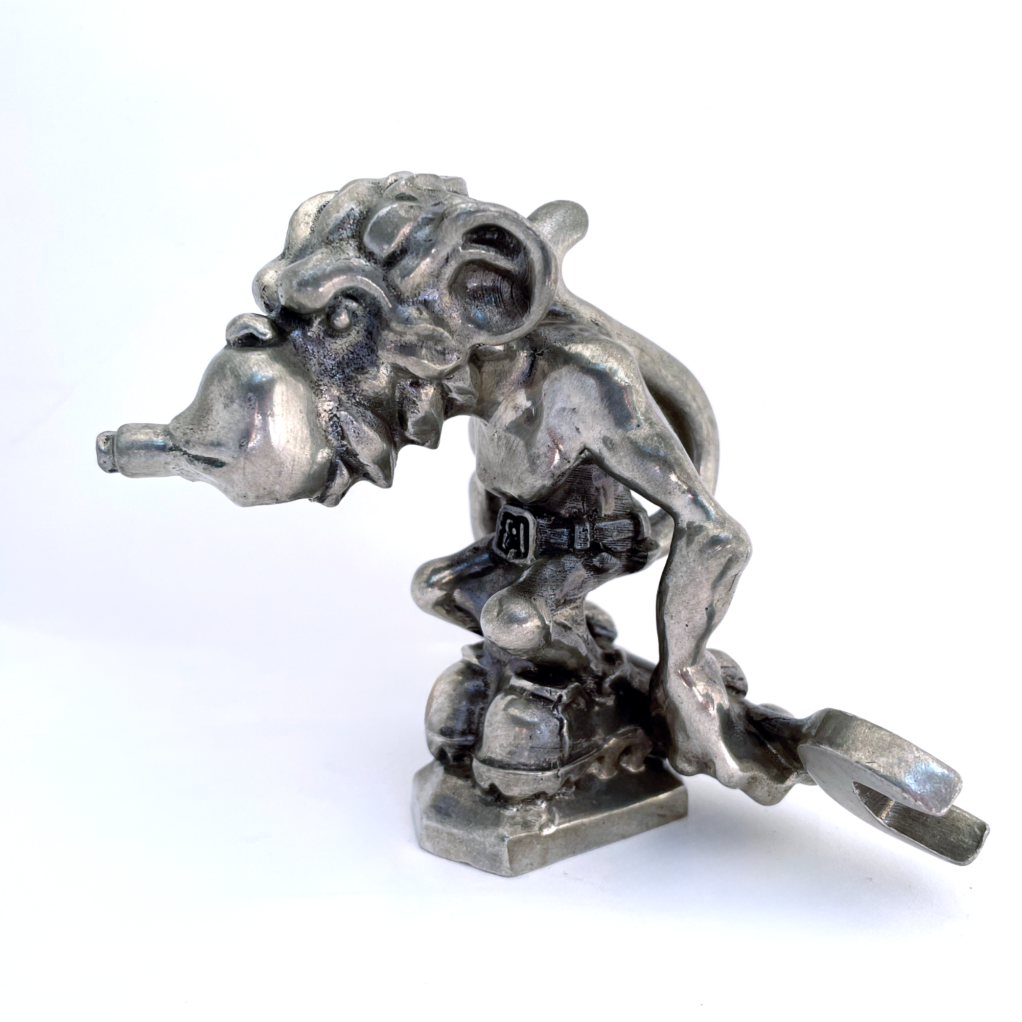 Grease Monkey Knuckle Dragger Hood Ornament