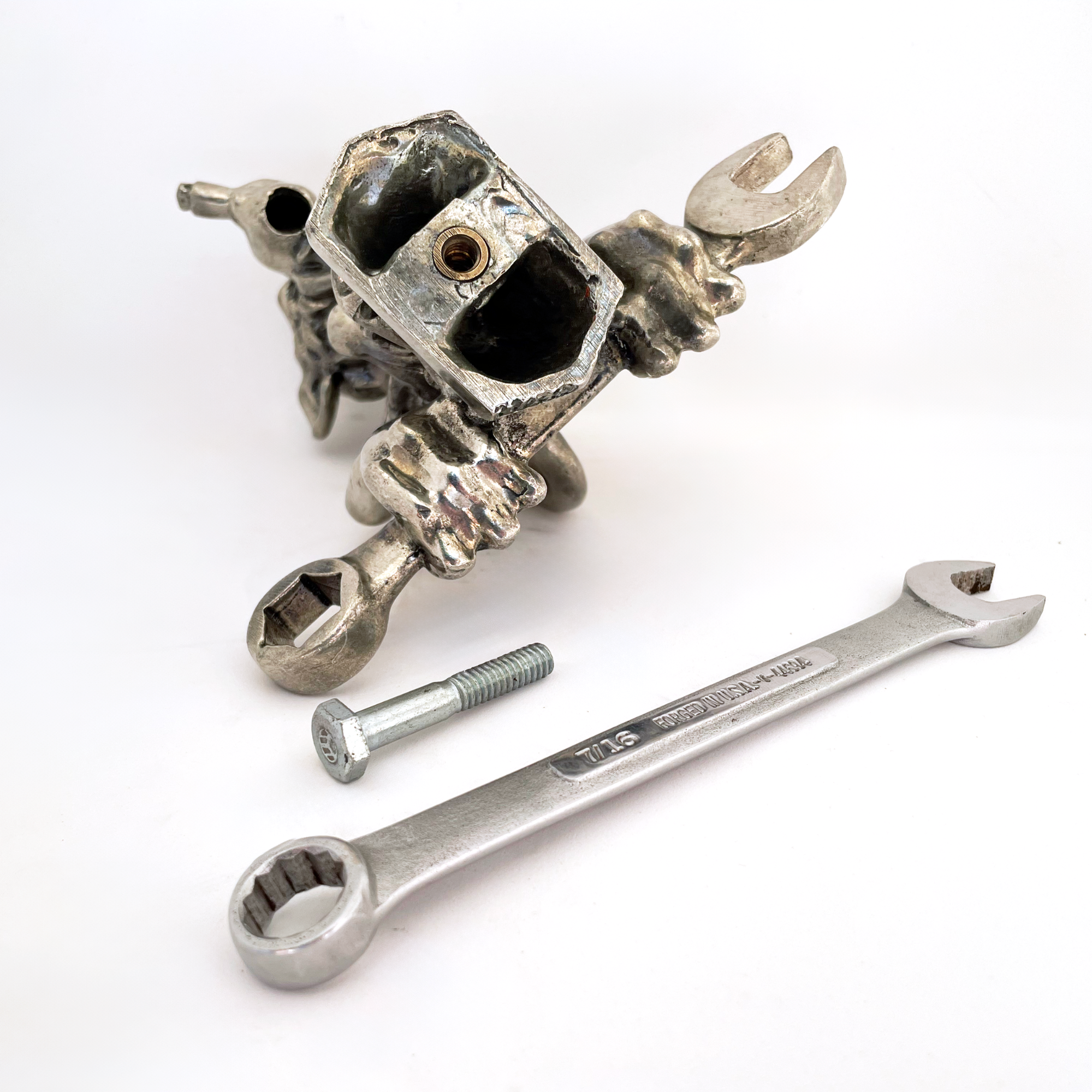 Grease Monkey Knuckle Dragger Hood Ornament