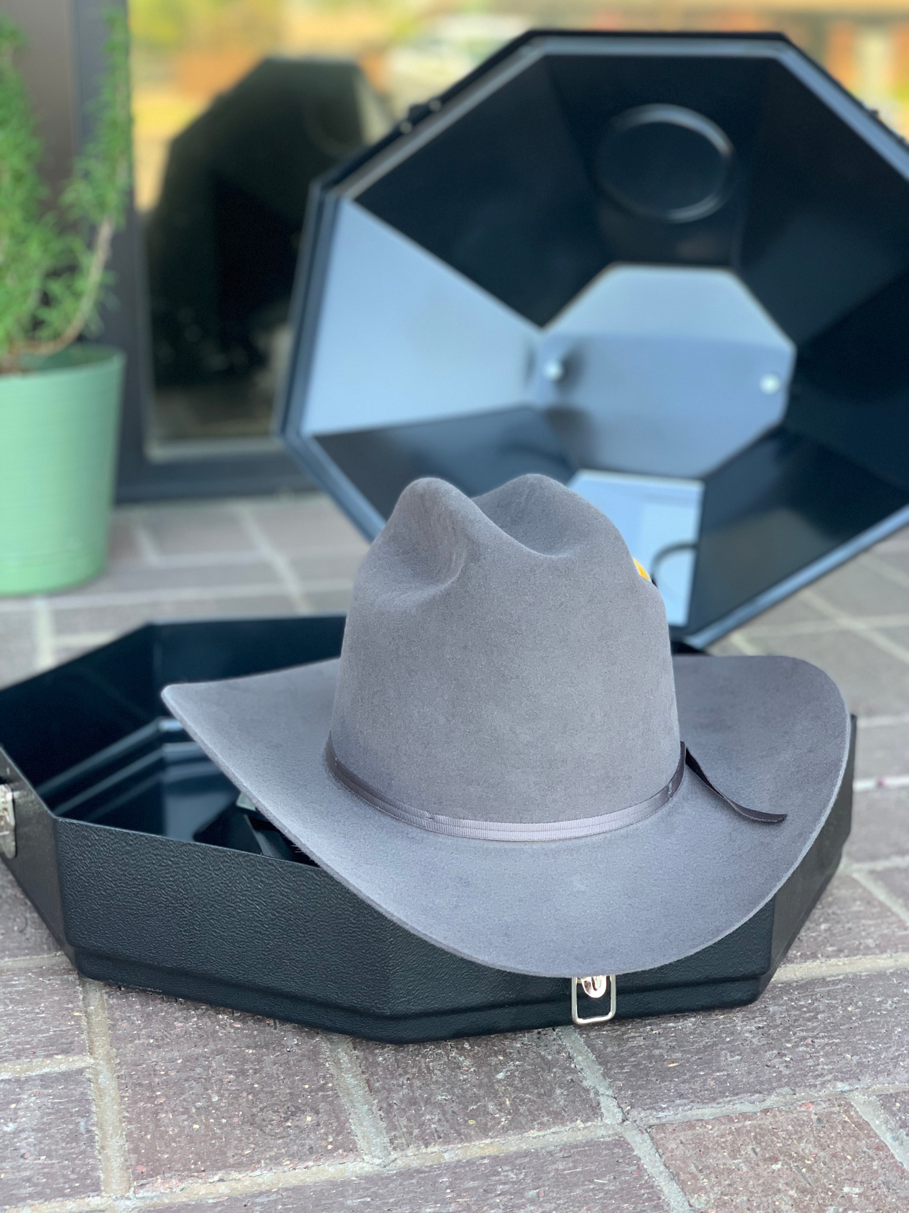 S.T 6x Rancher Bullet Cowboy Felt Hat Sinaloa (Copa Alta Falda/Brim 3.5")