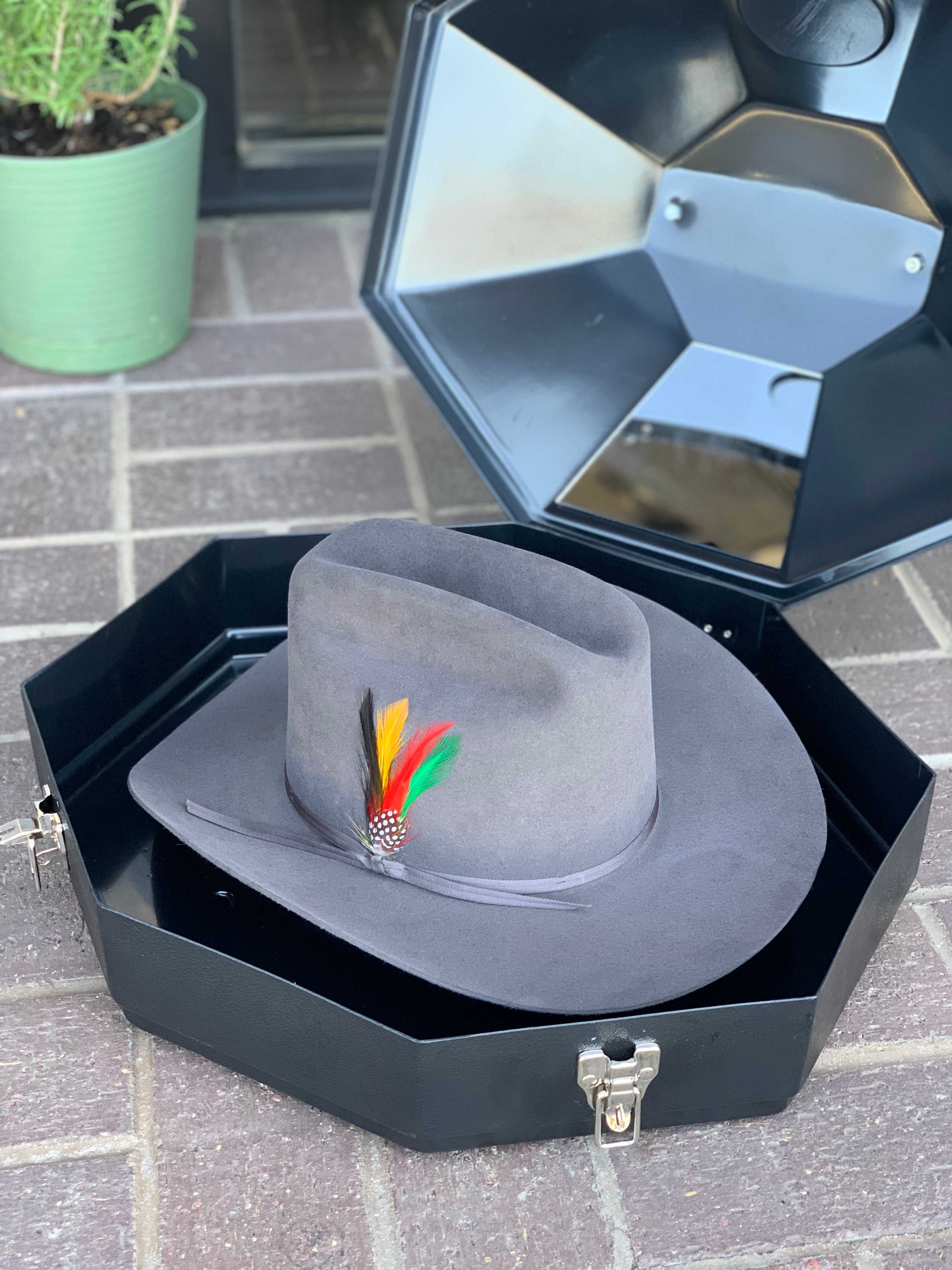 S.T 6x Rancher Bullet Cowboy Felt Hat Sinaloa (Copa Alta Falda/Brim 3.5")