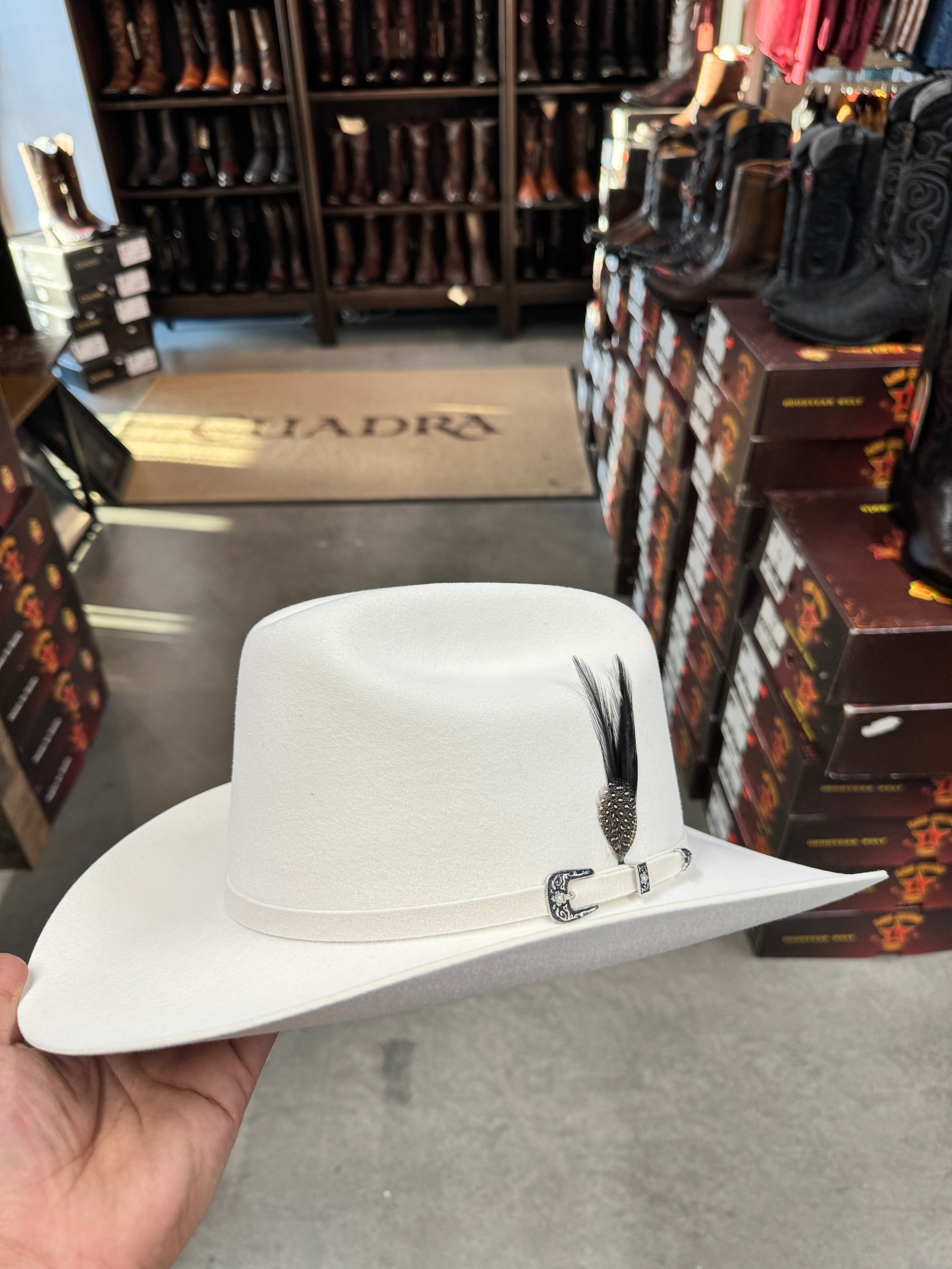 Tejana 30x Horma Sinaloa by Cuernos Chuecos (Blanca)