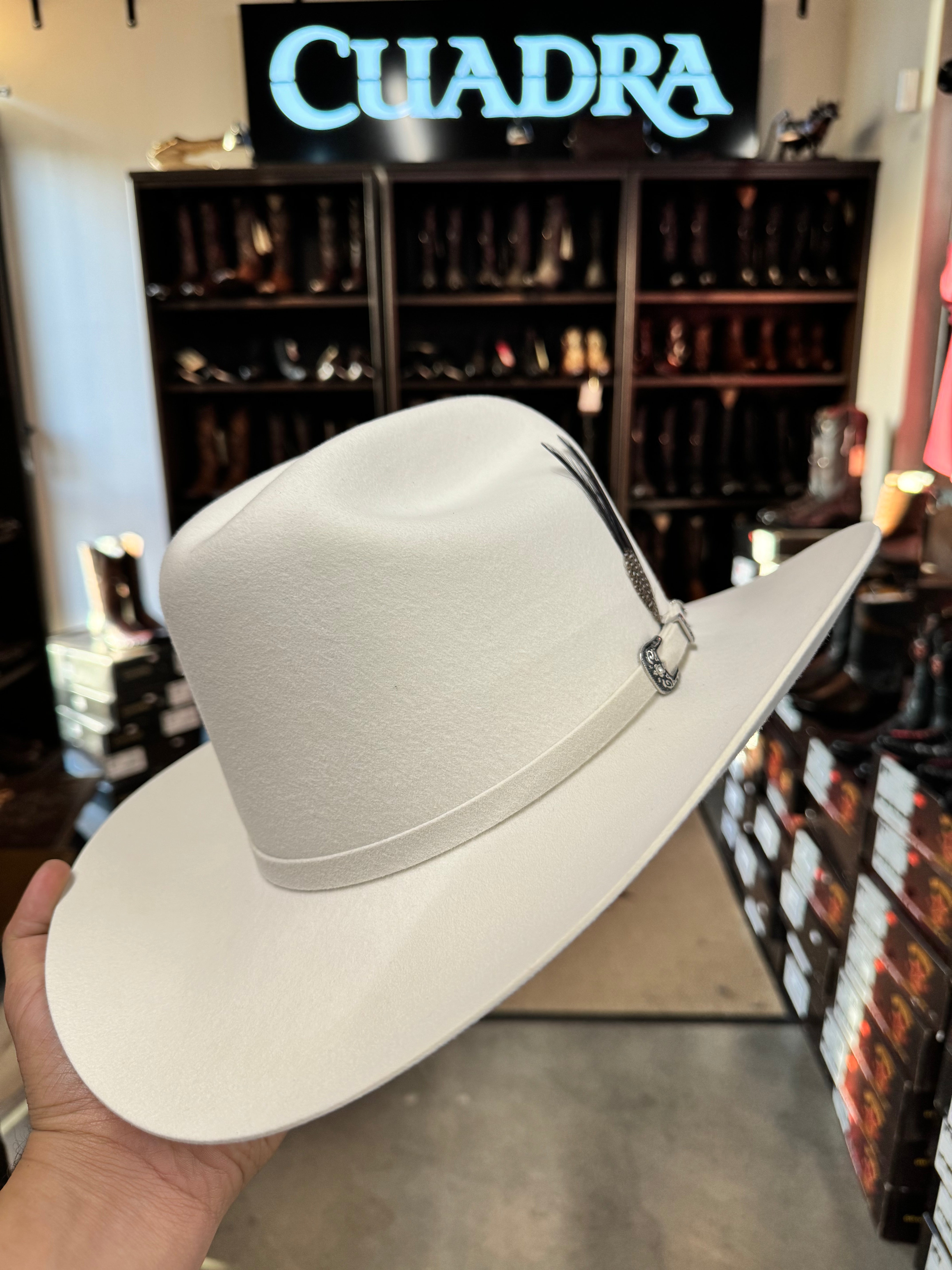 Tejana 30x Horma Sinaloa by Cuernos Chuecos (Blanca)