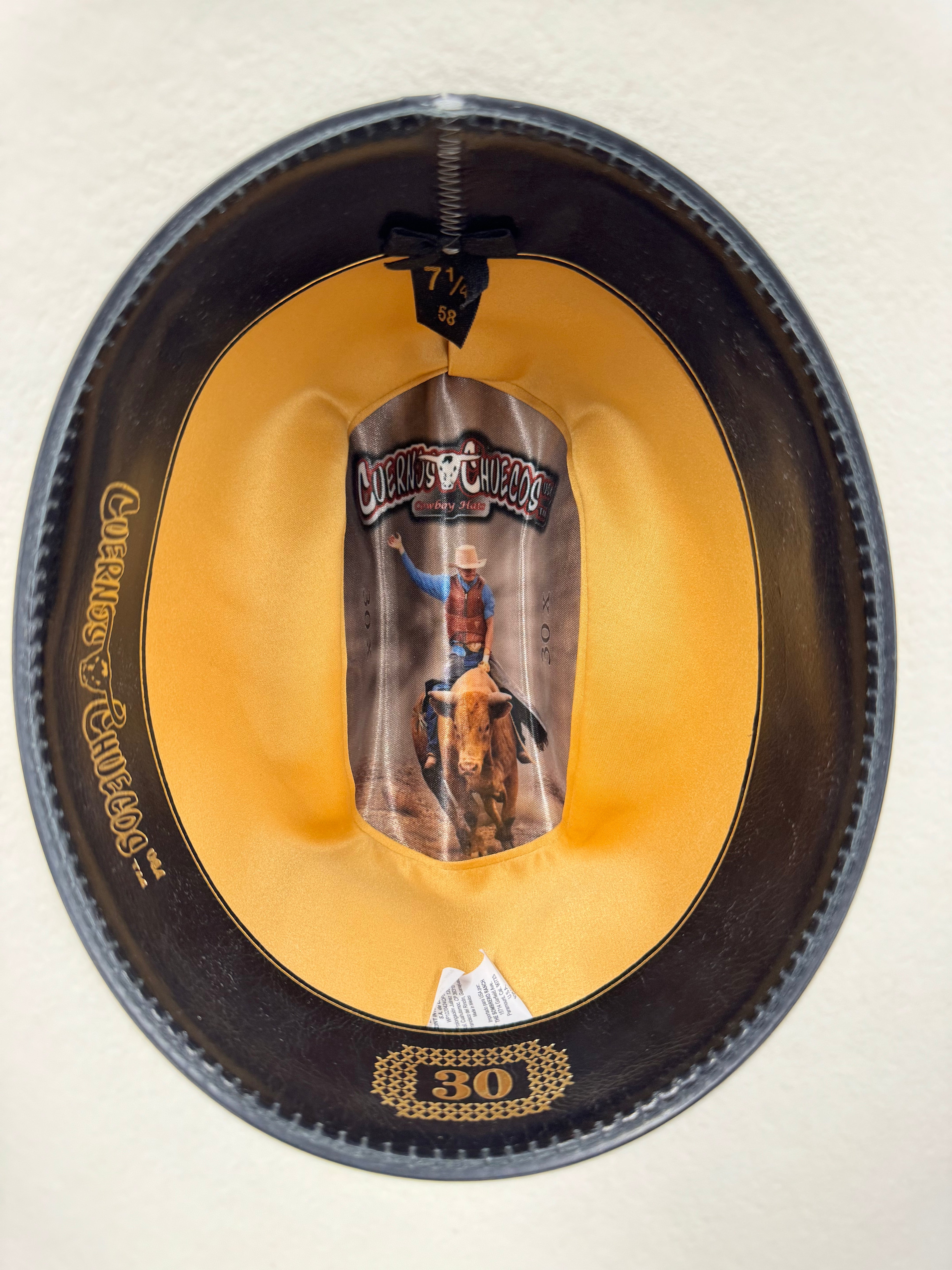 Tejana 30x Horma Sinaloa by Cuernos Chuecos (Blanca)