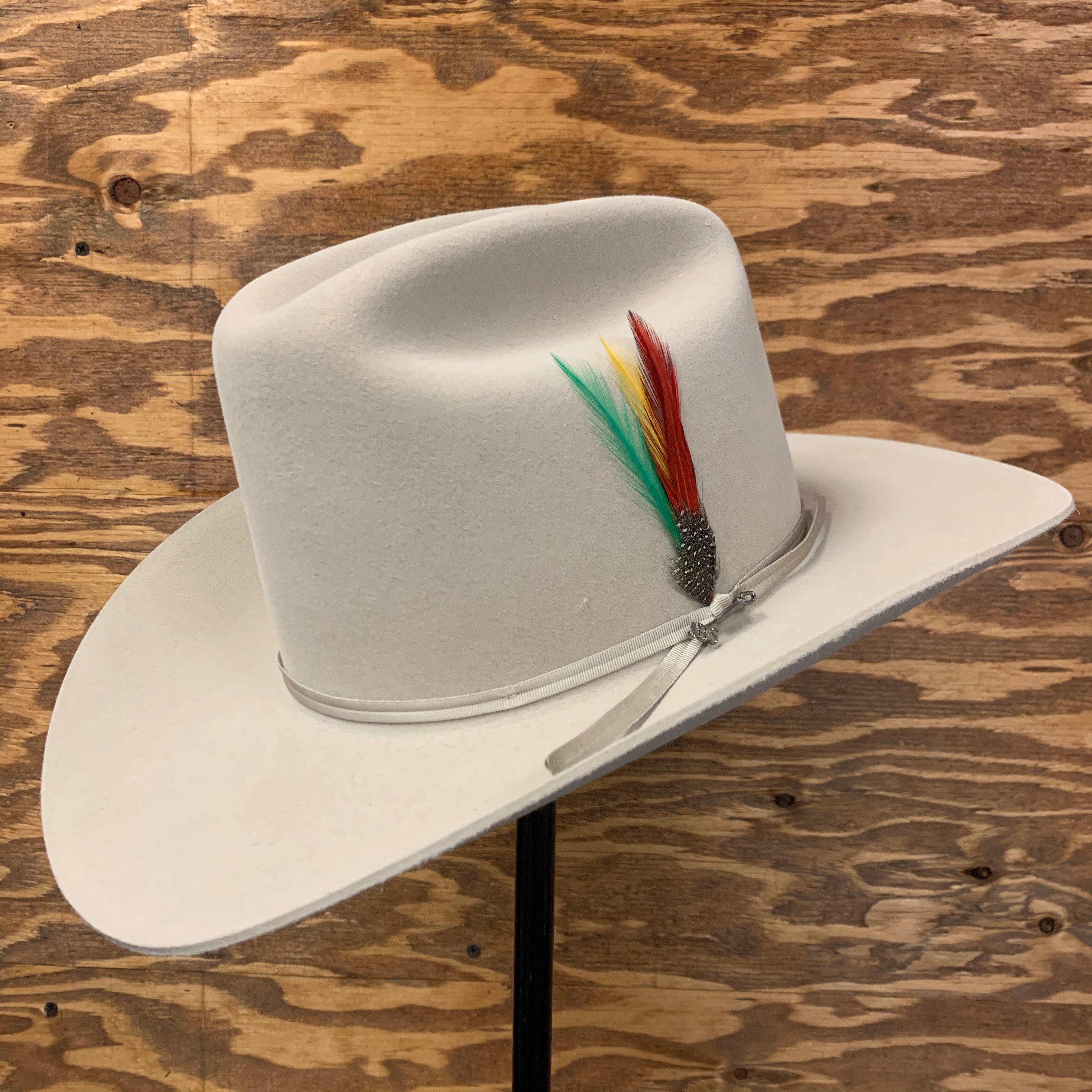 S.T 6x Rancher Silverbelly Cowboy Felt Hat Sinaloa (Copa Alta Falda/Brim 3.5")