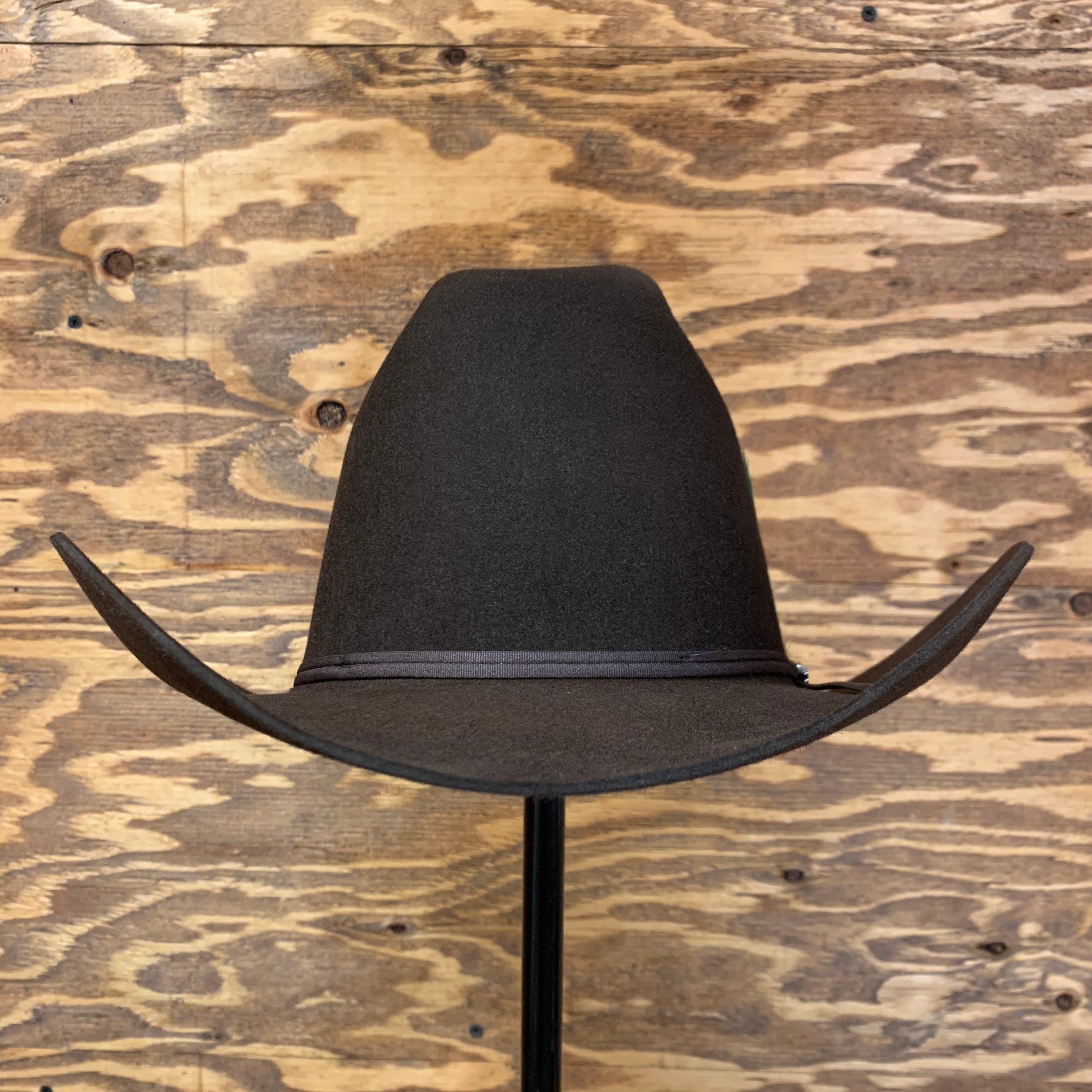S.T 6x Rancher Chocolate Cowboy Felt Hat Sinaloa (Copa Alta Falda/Brim 3.5")